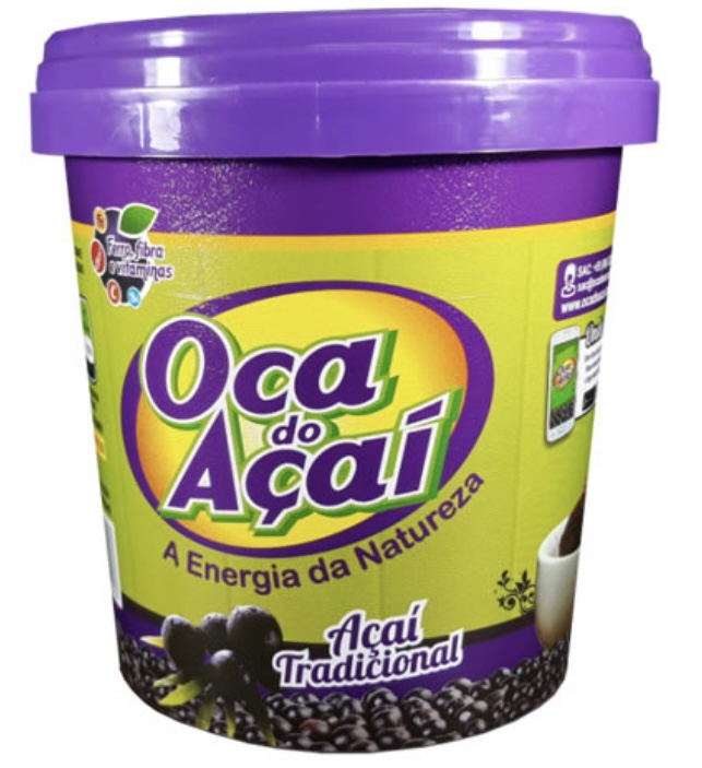 Açaí do oca tradicional 1L