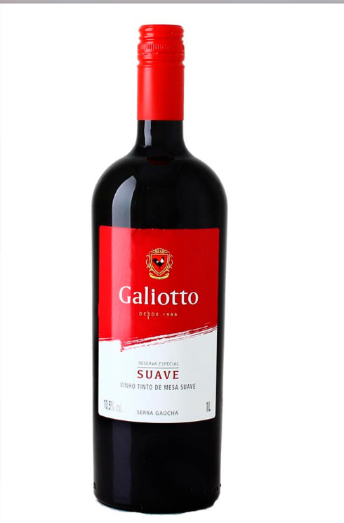 Galiotto tinto suave 1L