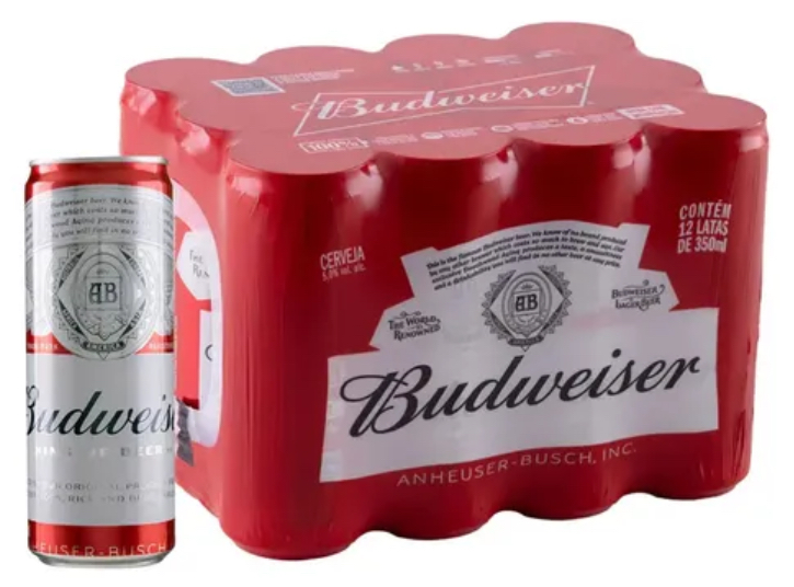 Budweiser caixa c 12 unds