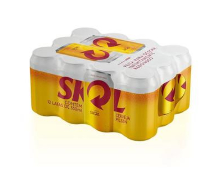 Skol pilsen caixa c 12 unds