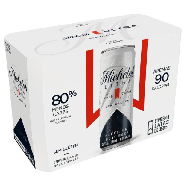 Michelob ultra caixa c 8 unds