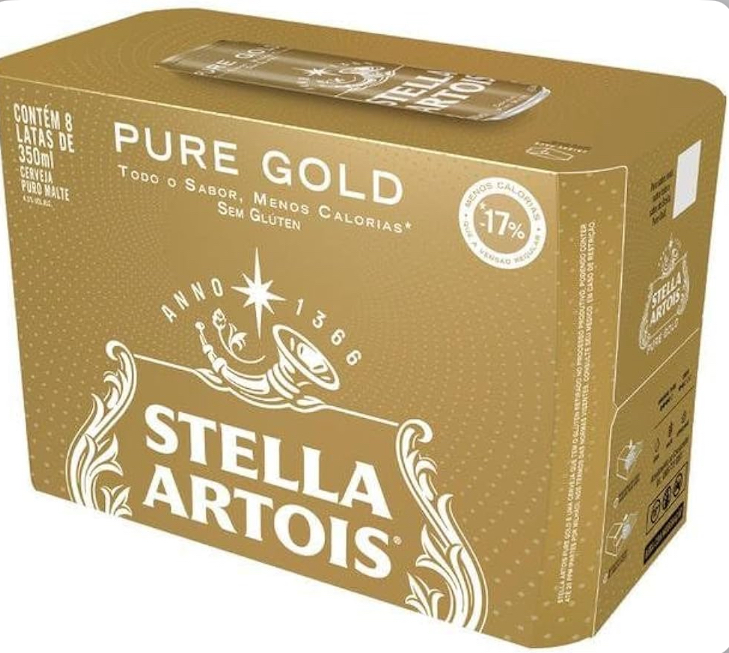 Stella pure gold caixa c 8 unds