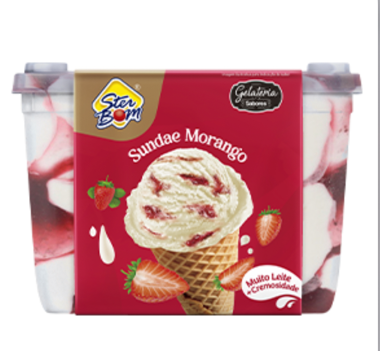 Sundae morango 1,5L