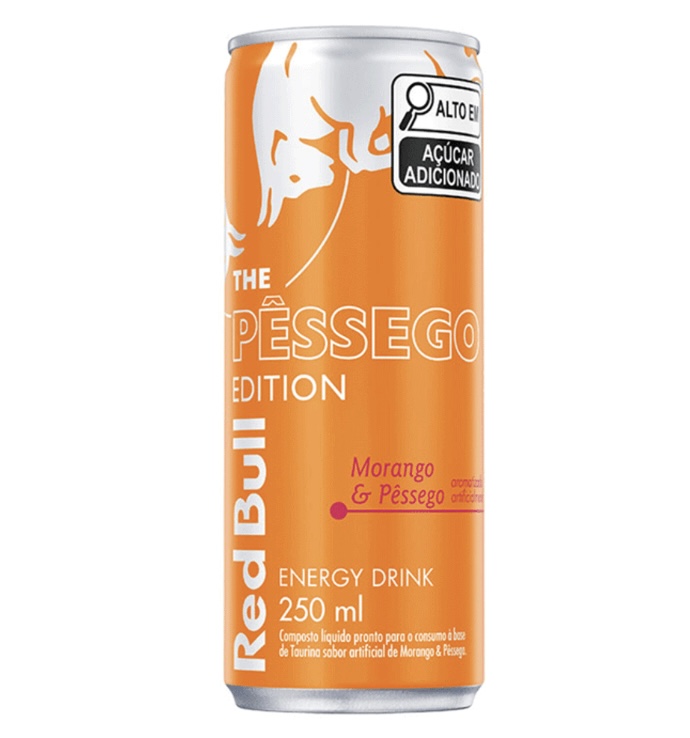 Red bull pêssego e morango 250ml