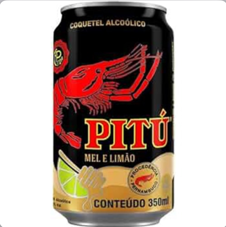 Pitu mel e limão lata 350ml