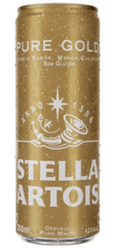 Cerveja stella pure gold 350ml