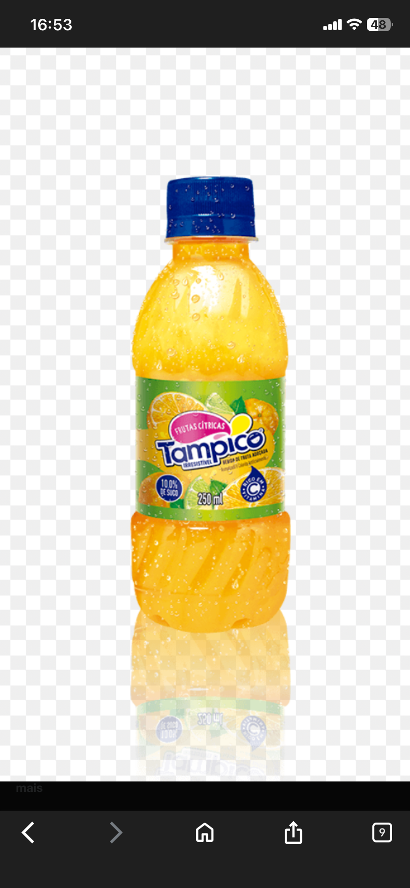 Tampico frutas cítricas 250ml