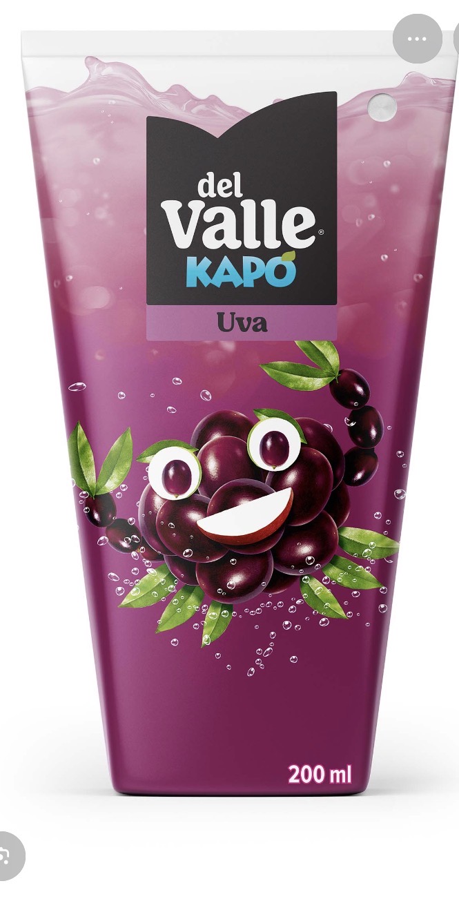 Del valle kapo uva 200ml