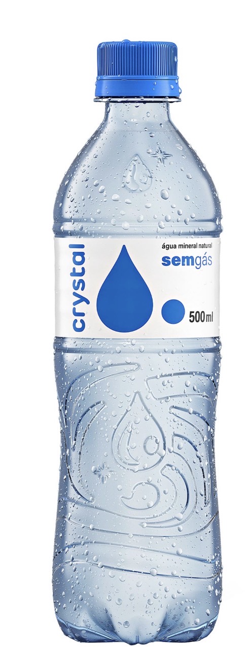 Água crystal sem gás 500ml