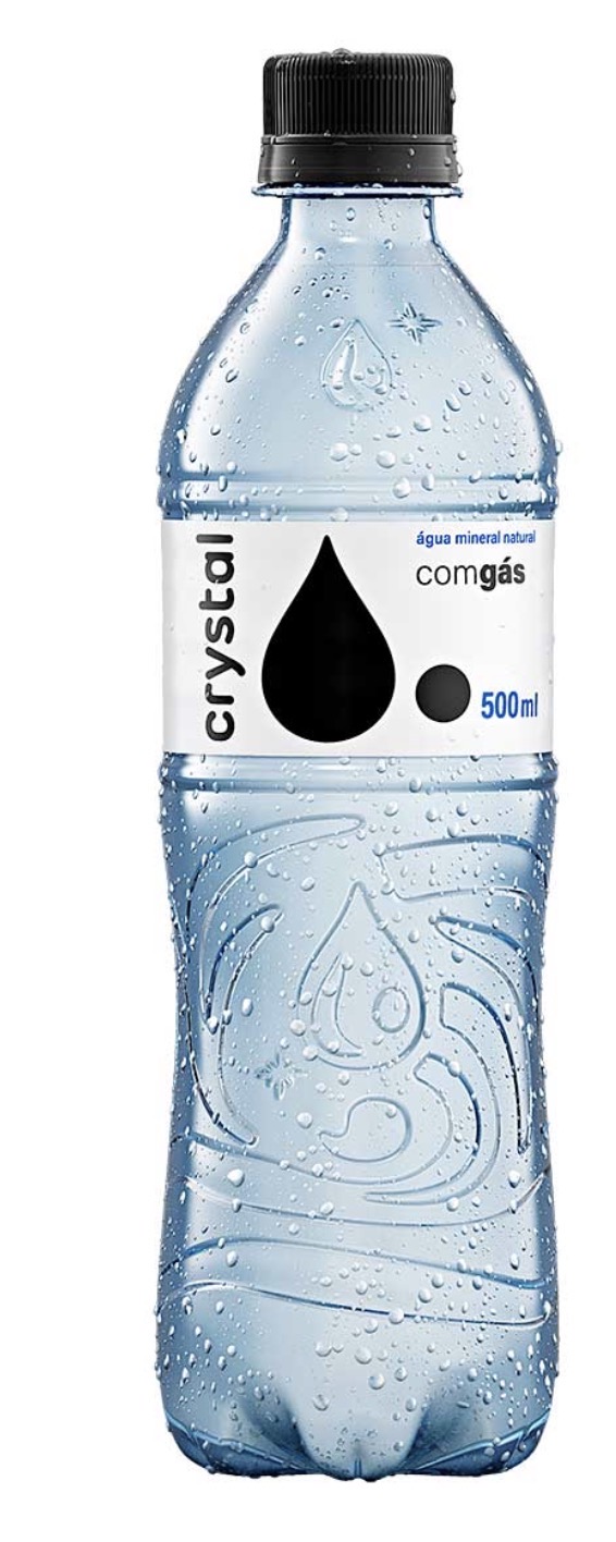 Água crystal com gás 500ml