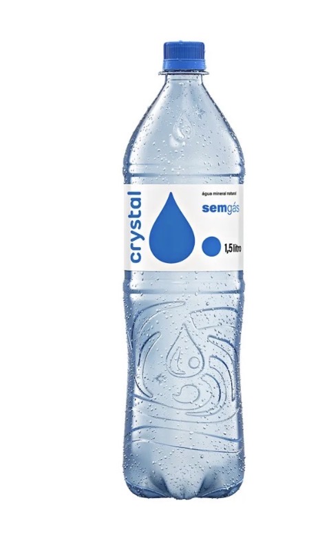 Água crystal sem gás 1,5L