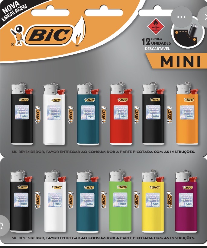 Isqueiro bic mini
