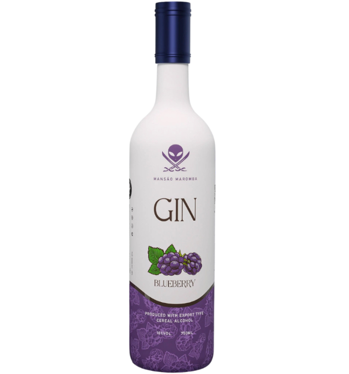 Gin mansão maromba blueberry 750ml