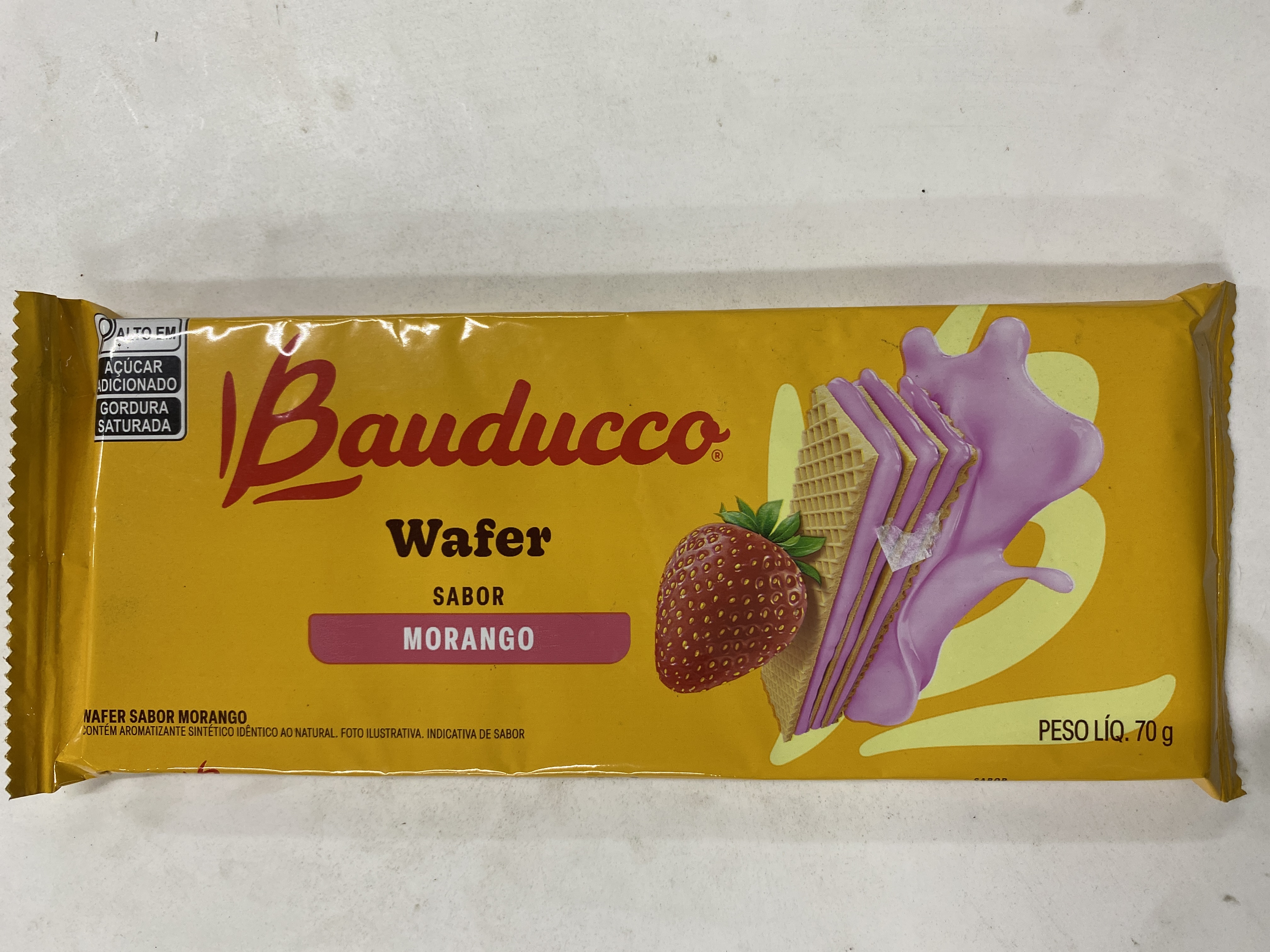 Wefer bauduco sabor morango