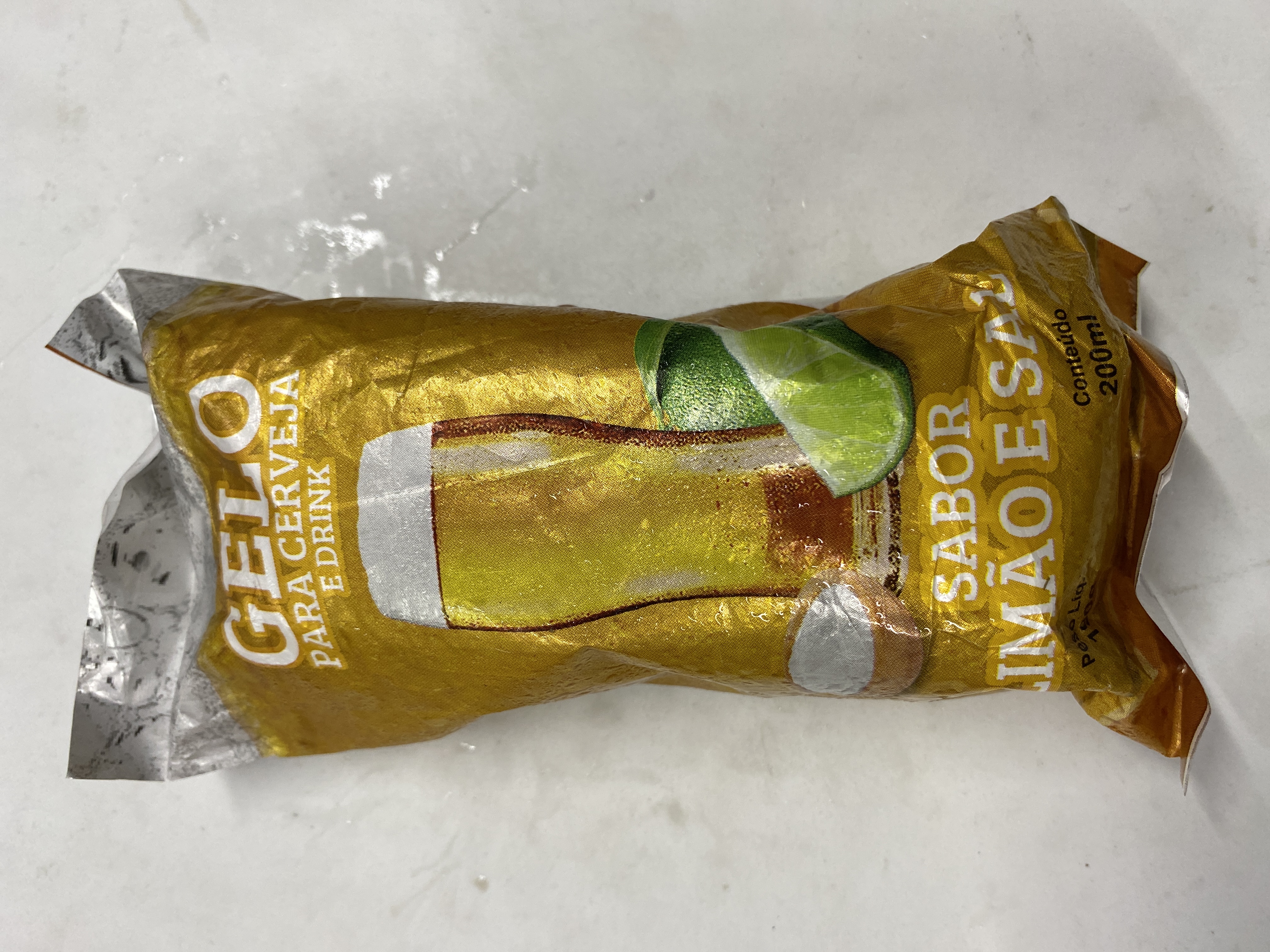 Gelo sabor limão e sal 190g