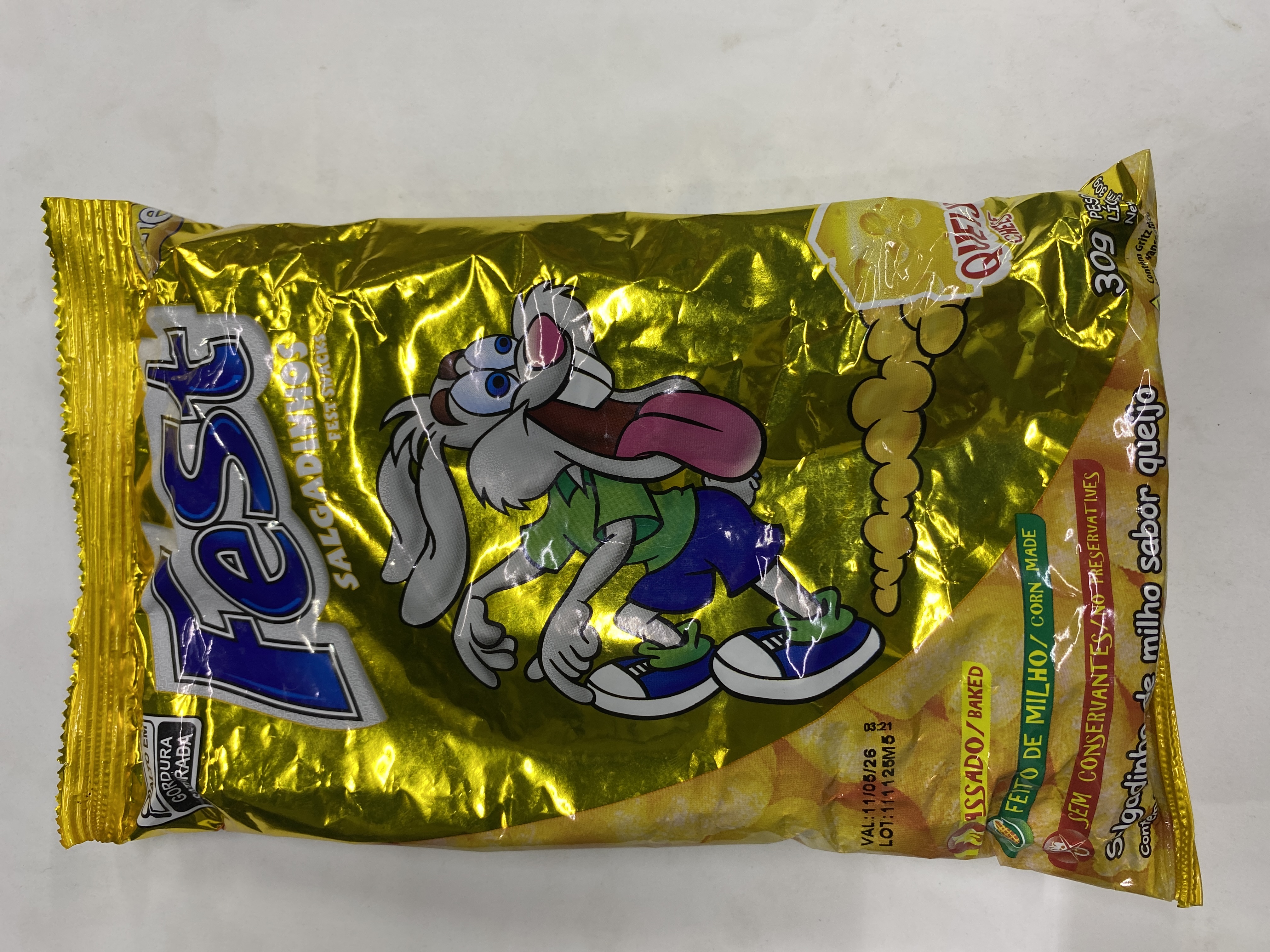 Fest salgadinho sabor queijo 30g