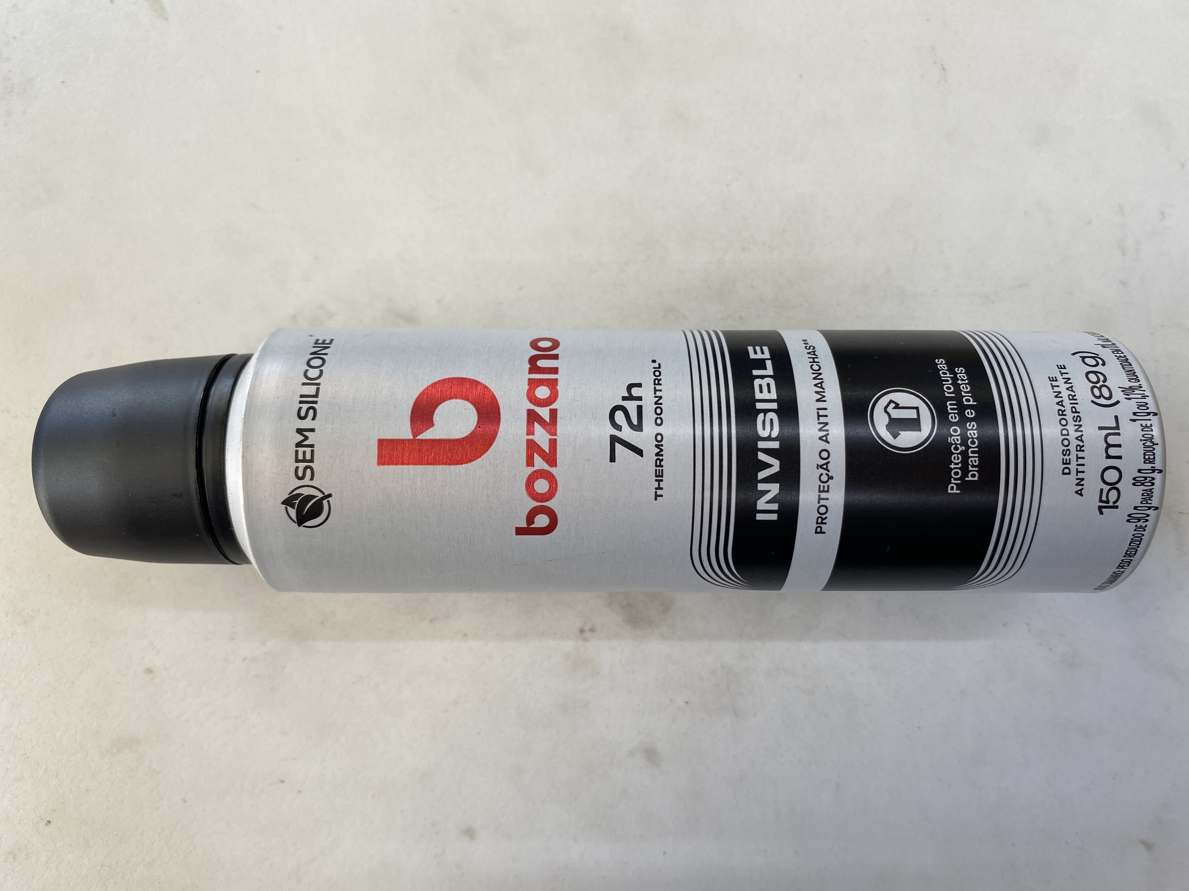 Desodorante aerossol bozzano invisible 150ml