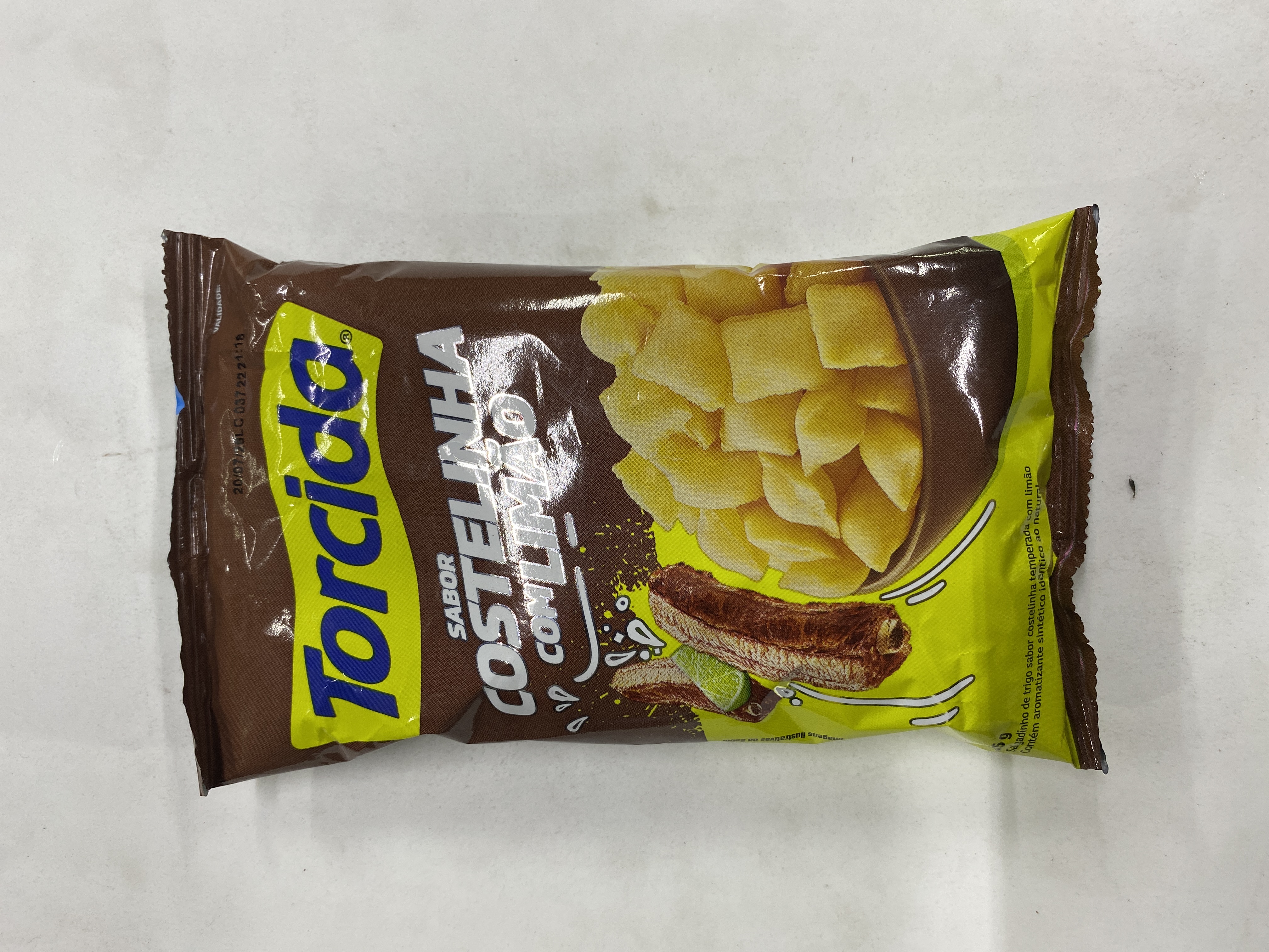 Salgadinho torcida sabor costelinha com limão 35g