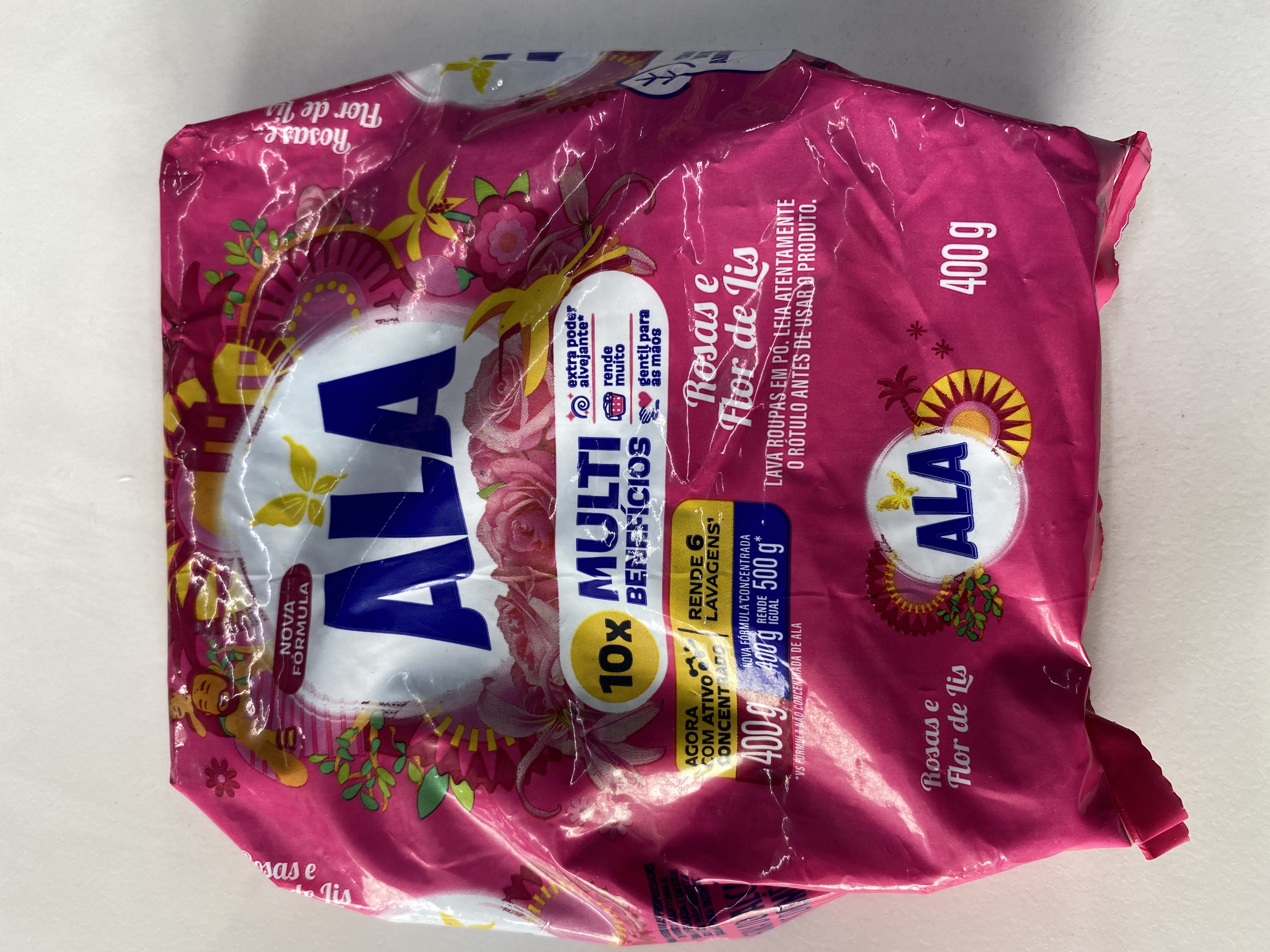 Sabão ALA rosas e flor de lis 400g