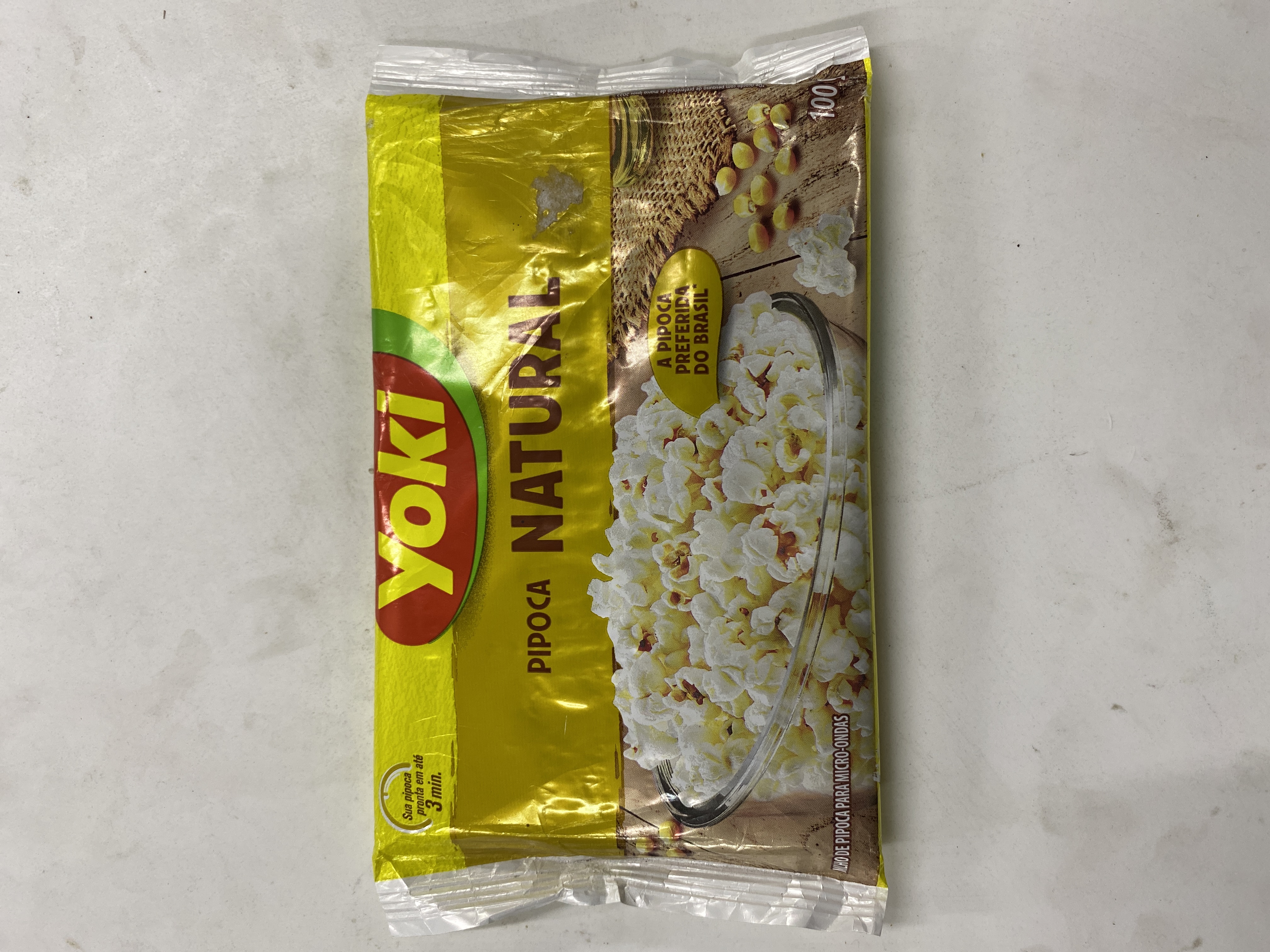 Milho de pipoca microondas 100g