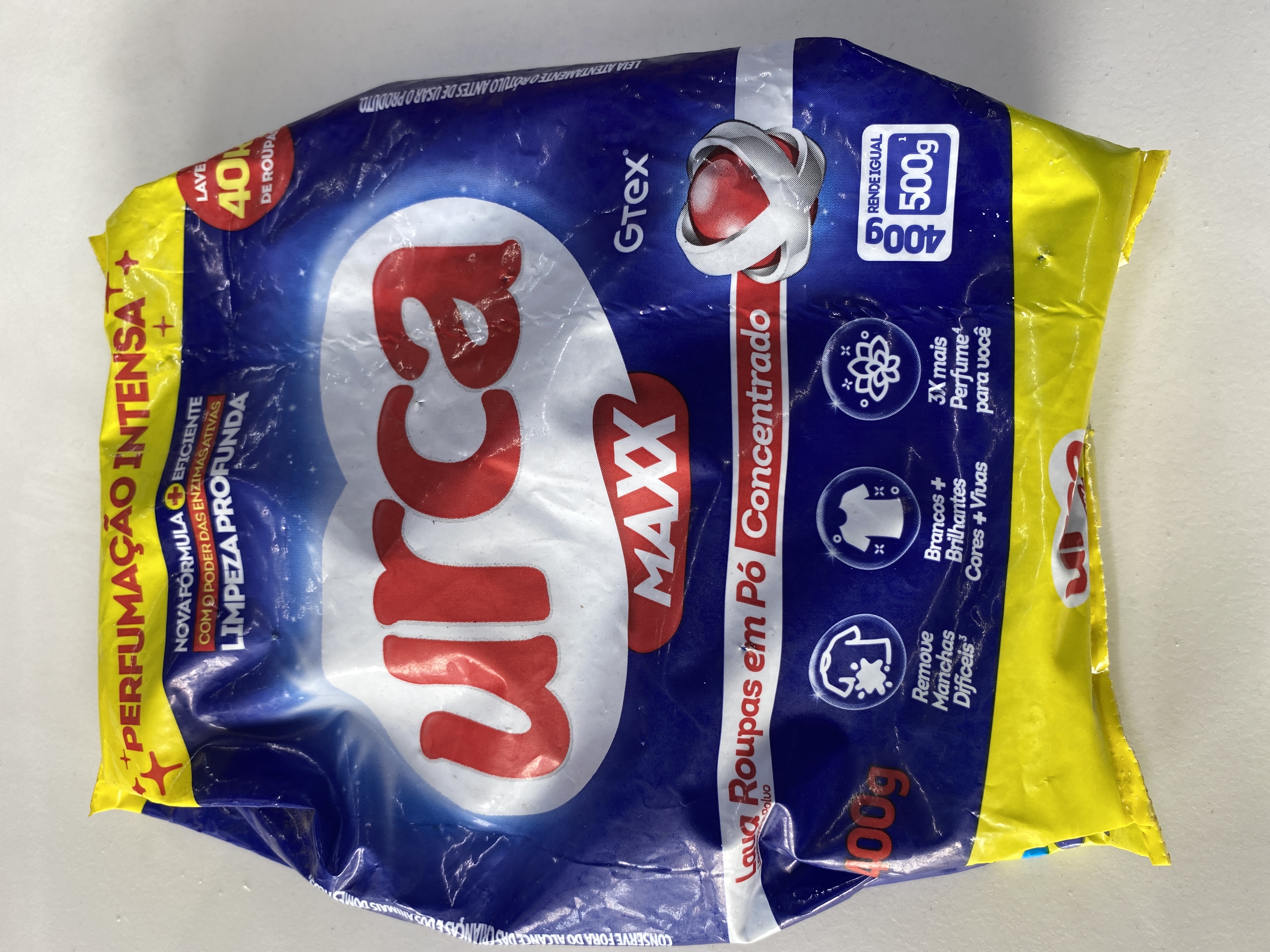 Sabão em pó urca concentrado 500g