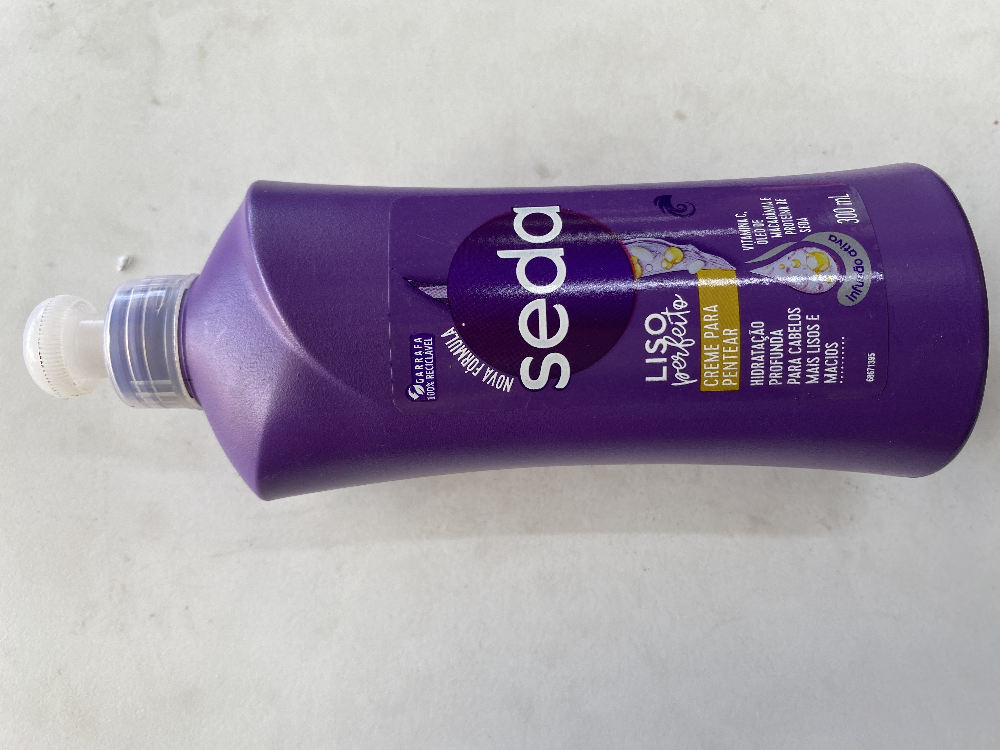 Creme para pentear liso perfeito seda 300ml