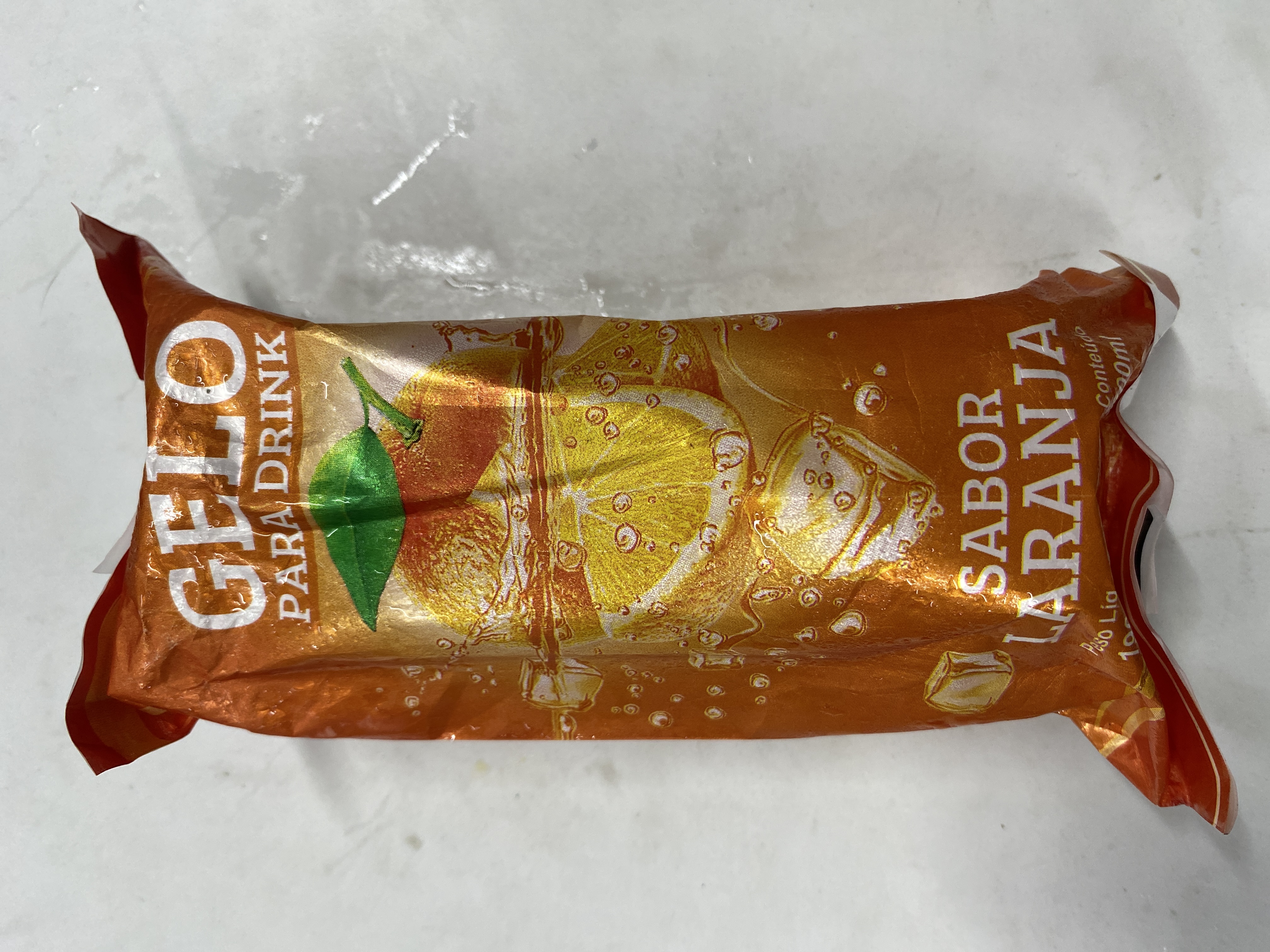 Gelo sabor laranja 190g