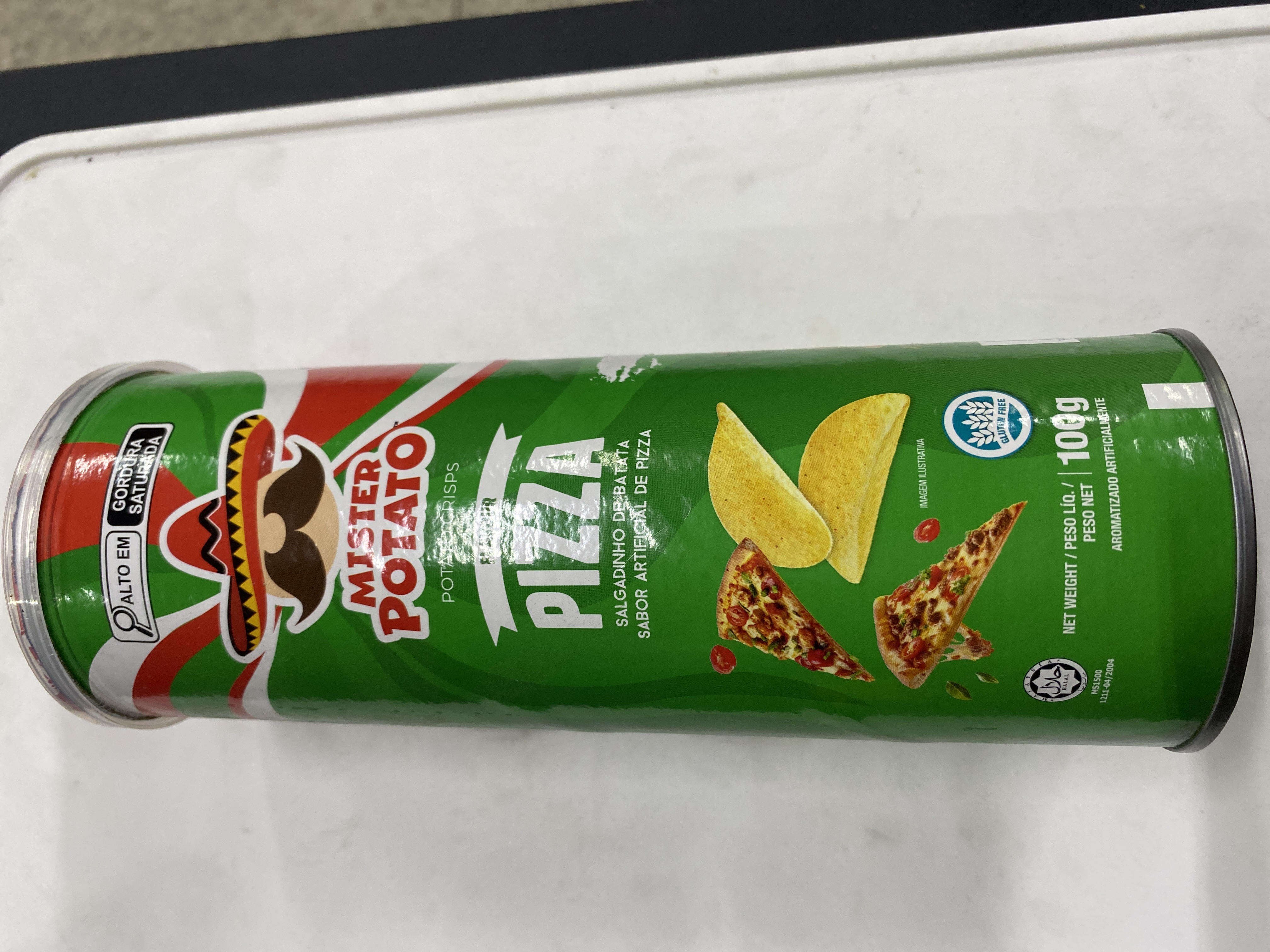 Batata mister potato sabor pizza 100g