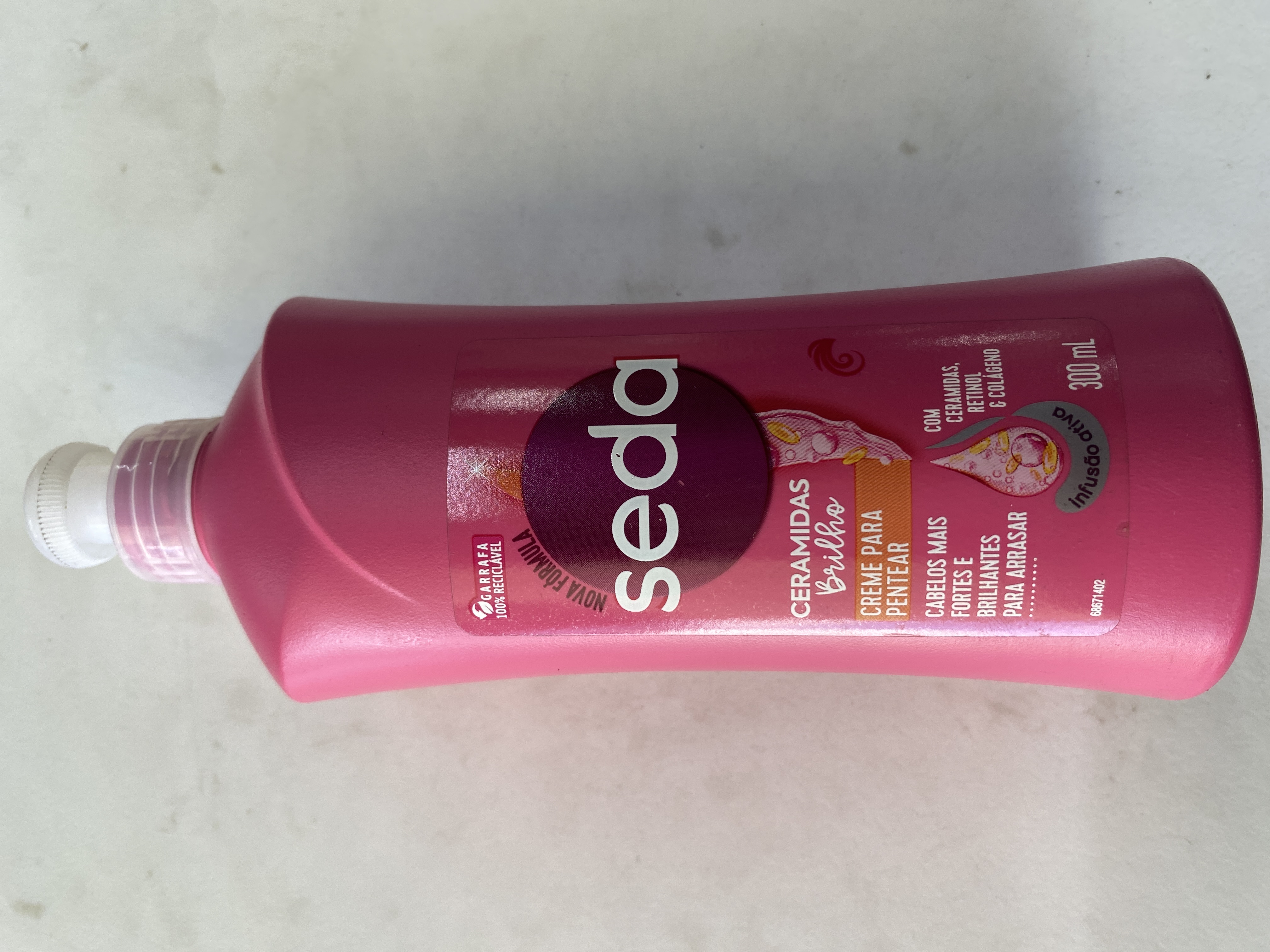 Creme para pentear seda ceramidas 300ml