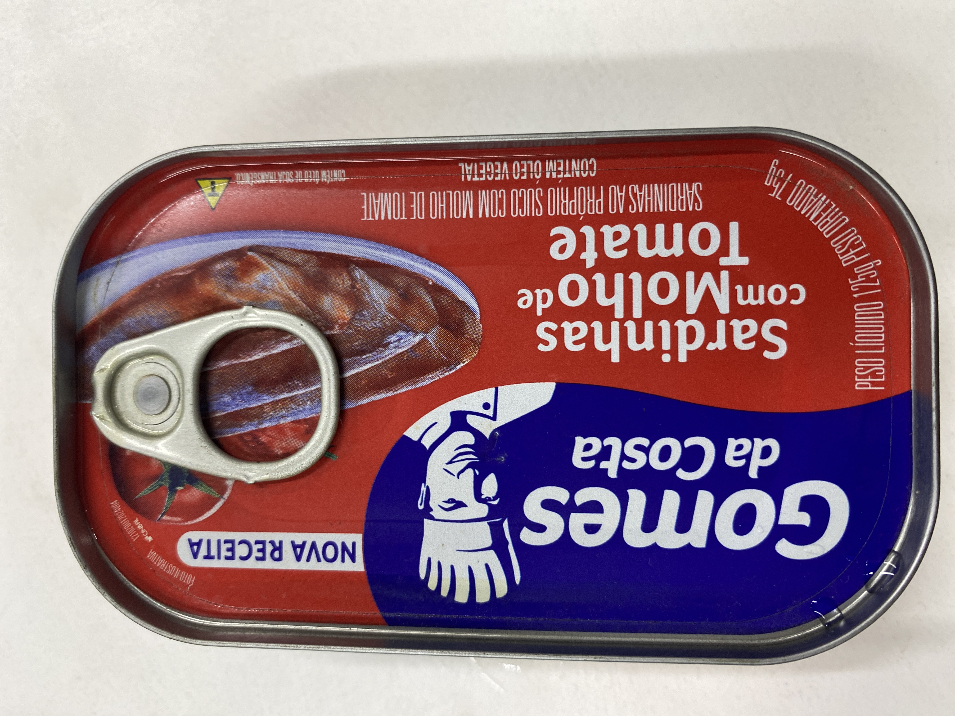 Sardinha Gomes da Costa molho de tomate