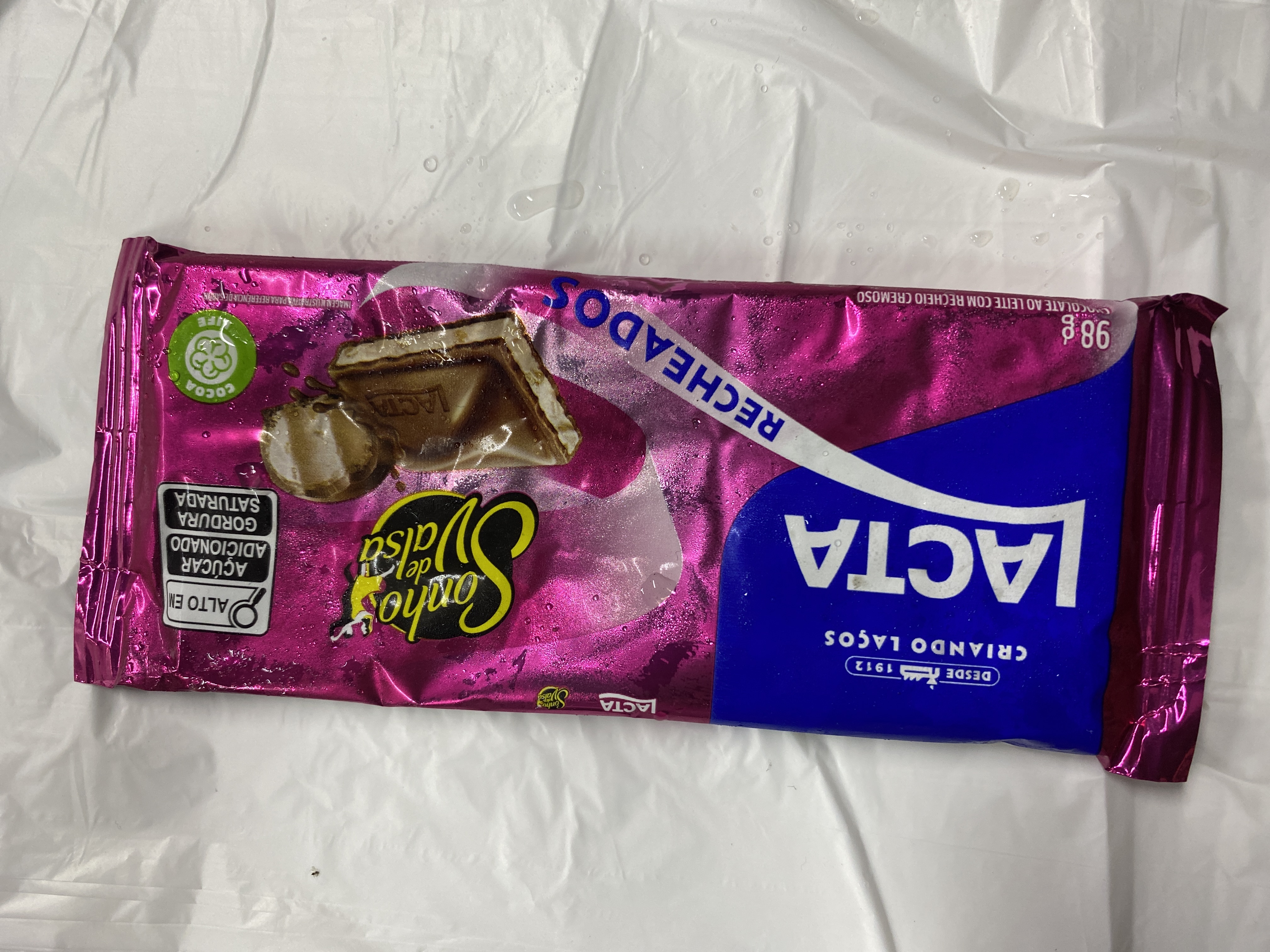 Barra Lacta sensação 98g