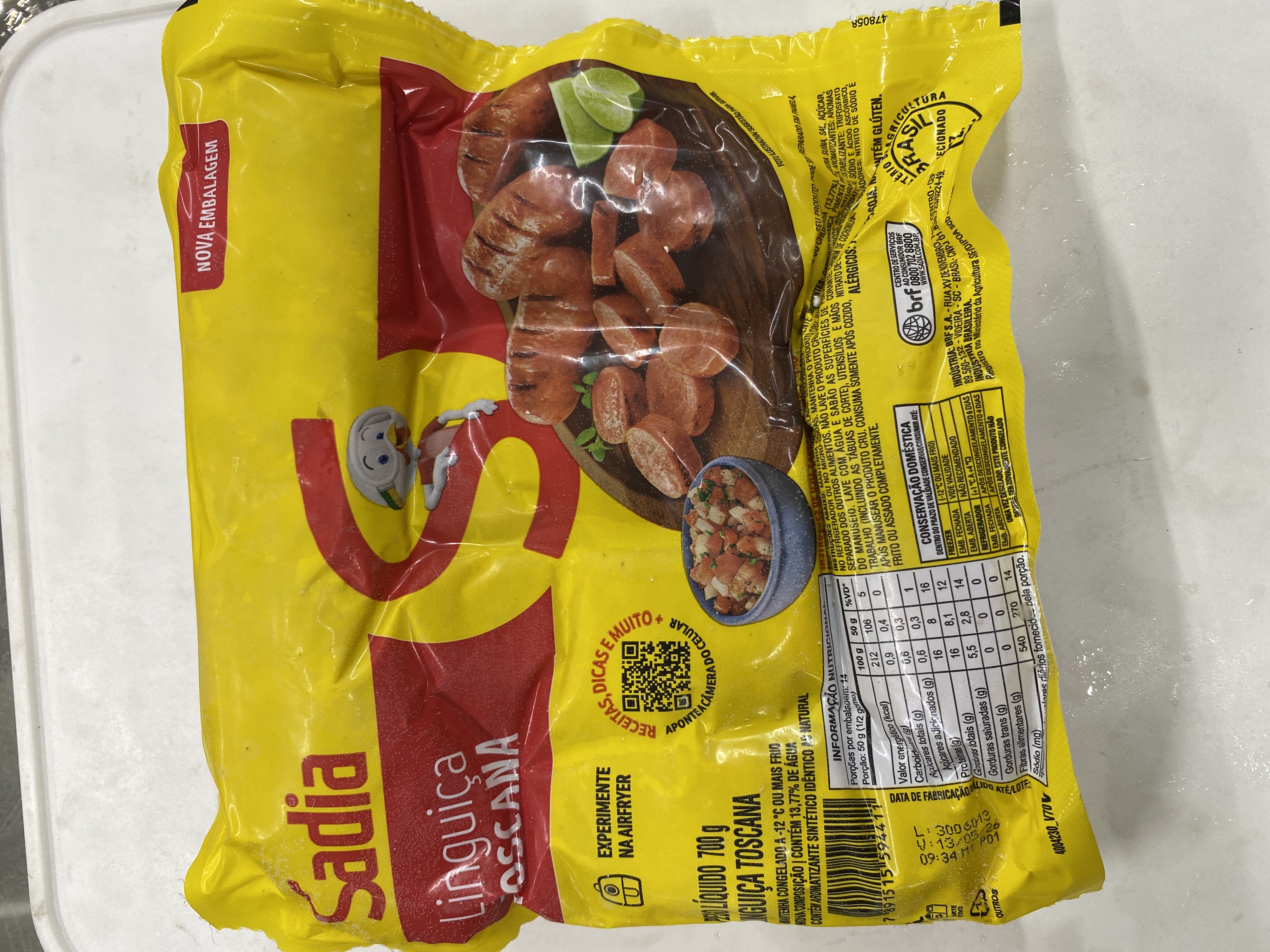 Linguiça Toscana 700g