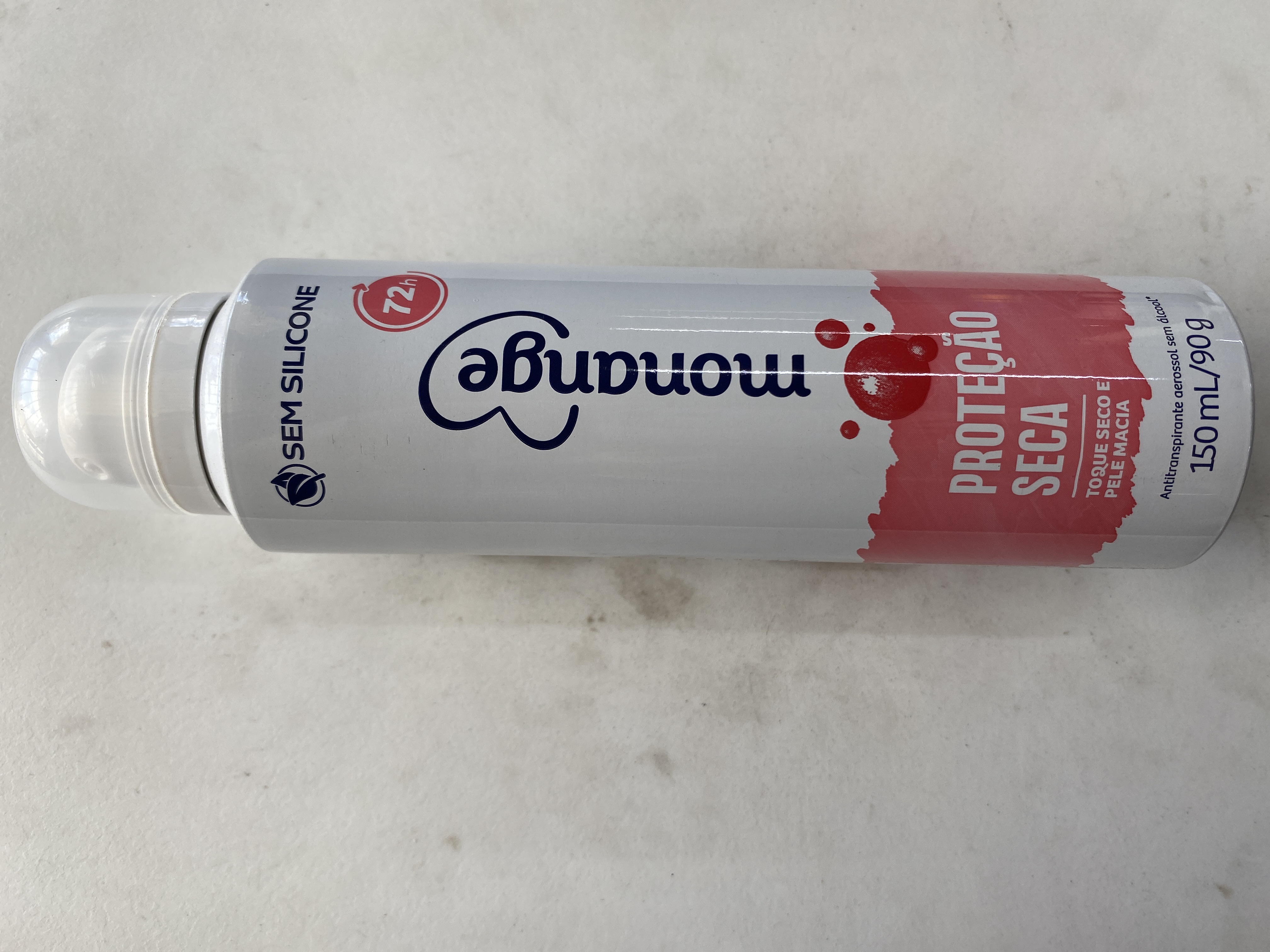 Desodorante aerossol monange proteção seca 150ml