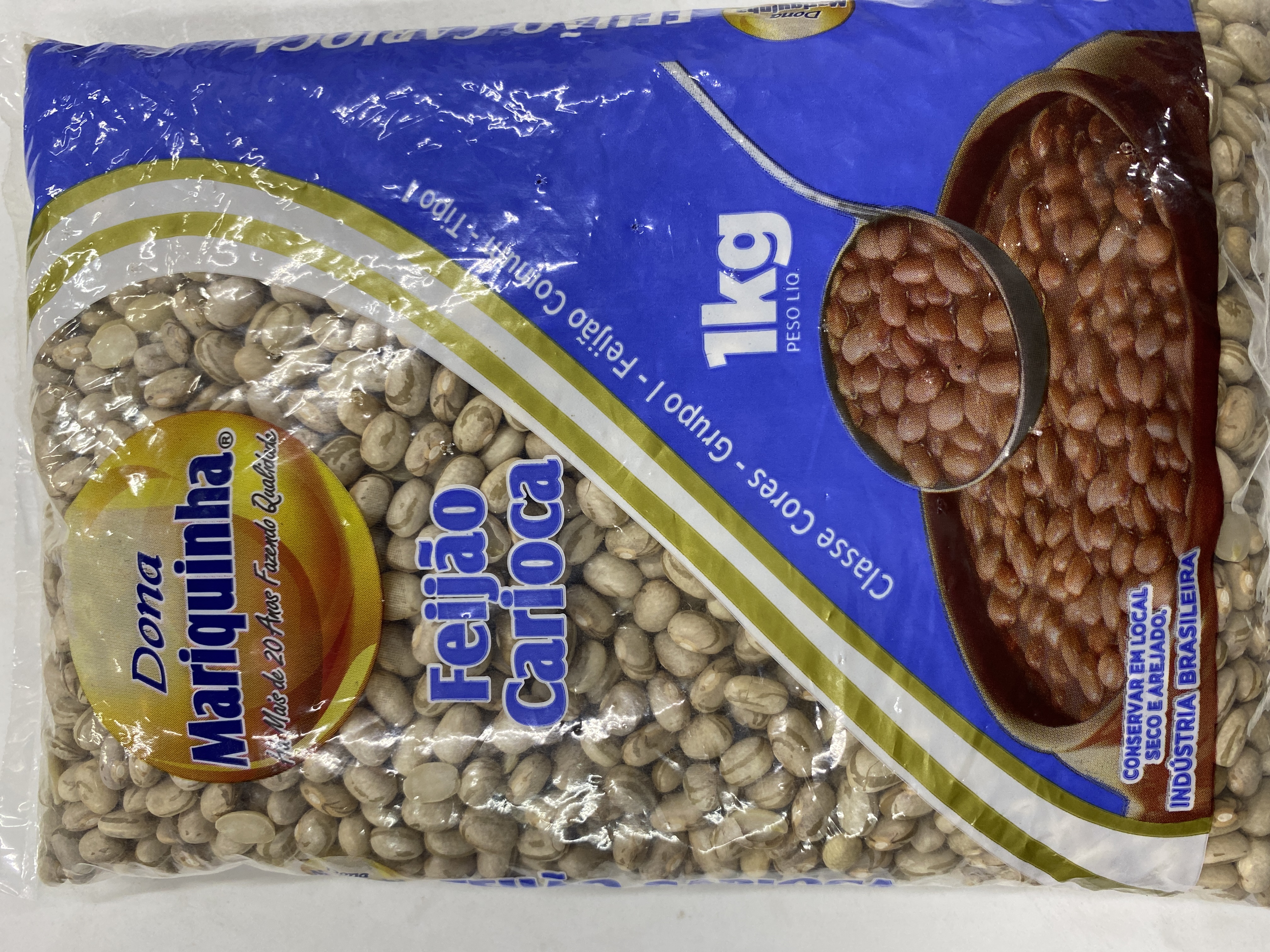 Feijão carioca dona marquinha 1kg