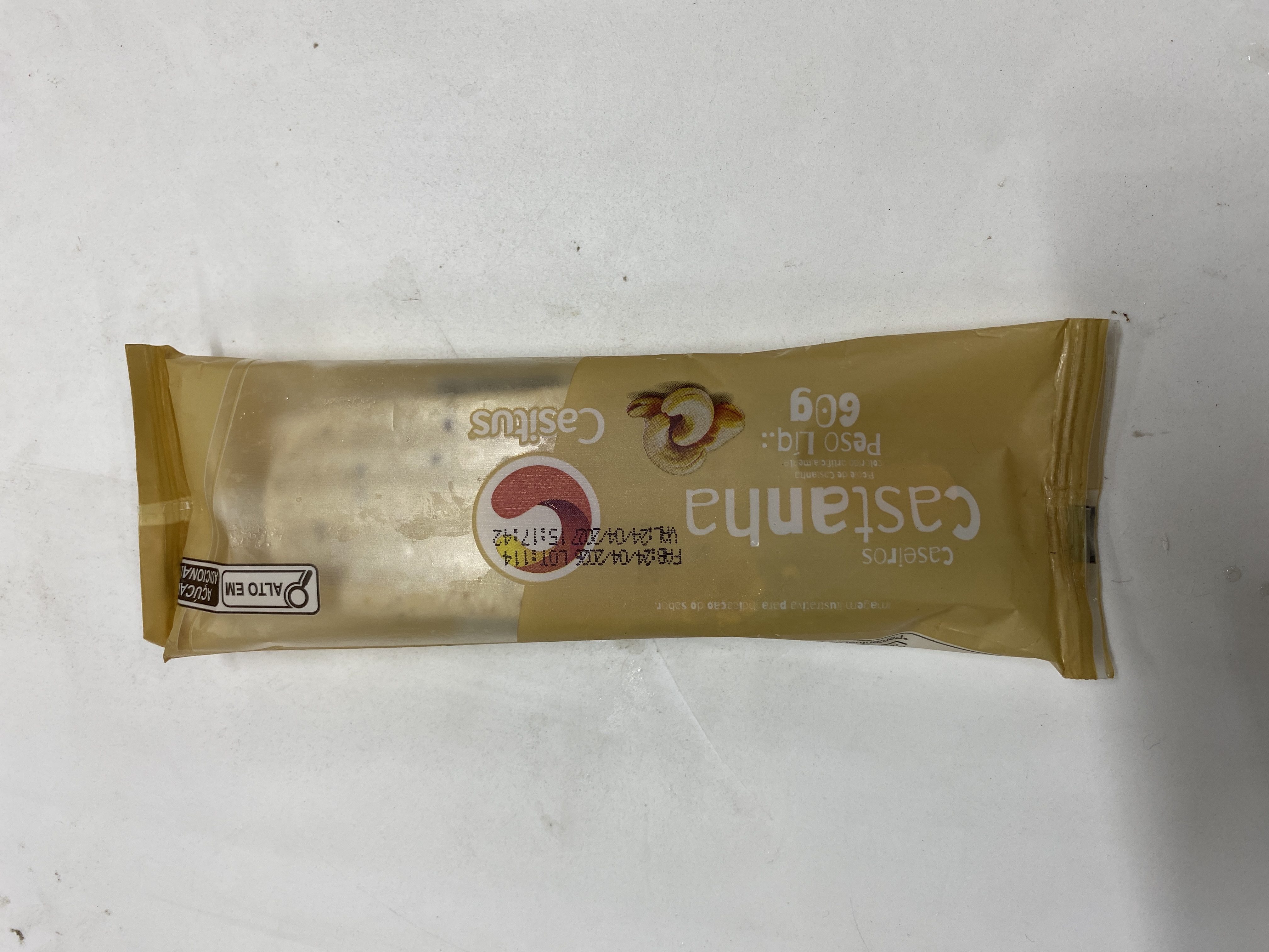 Picolé casitus castanha 60g