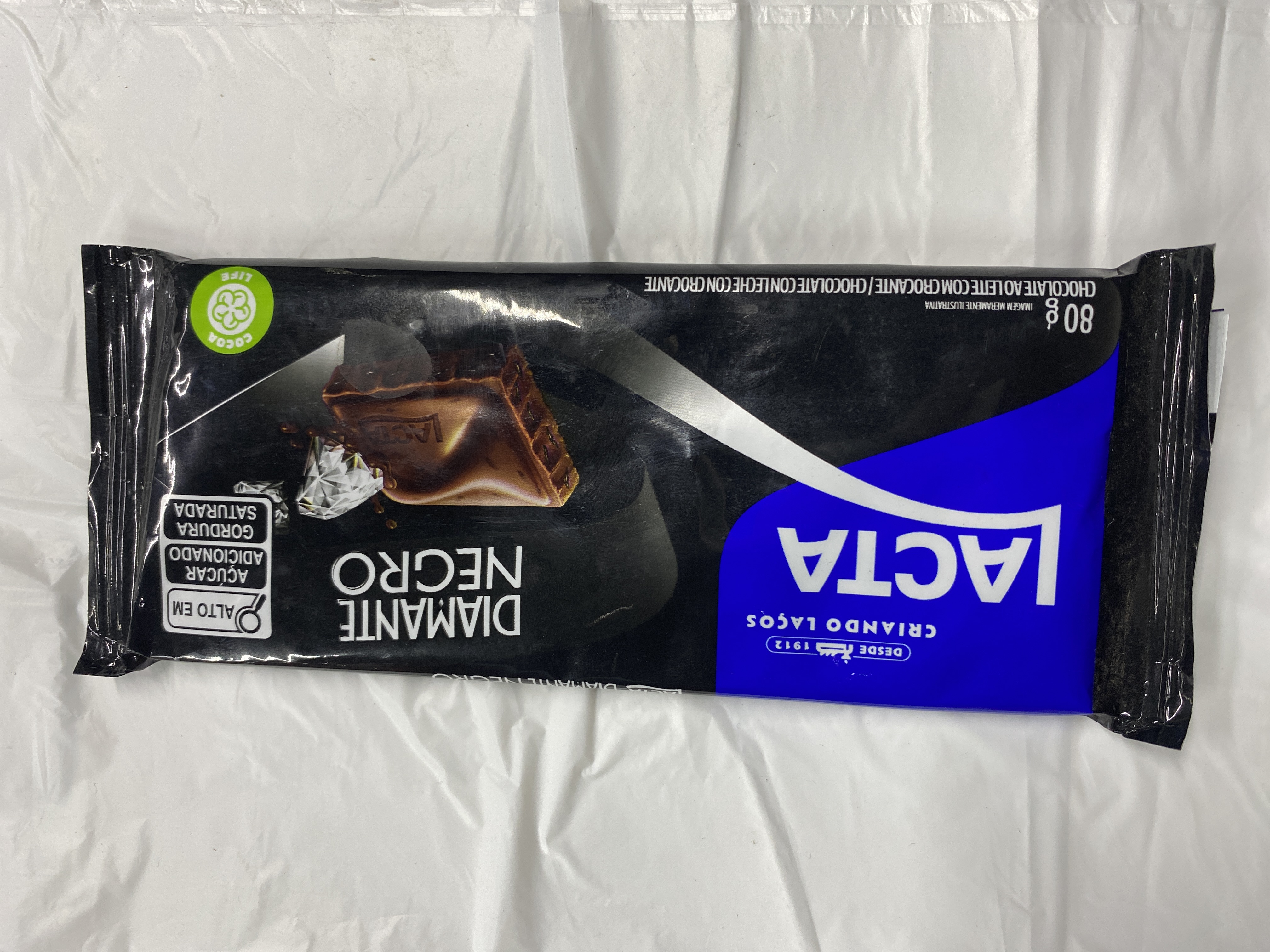 Chocolate diamante negro 80g