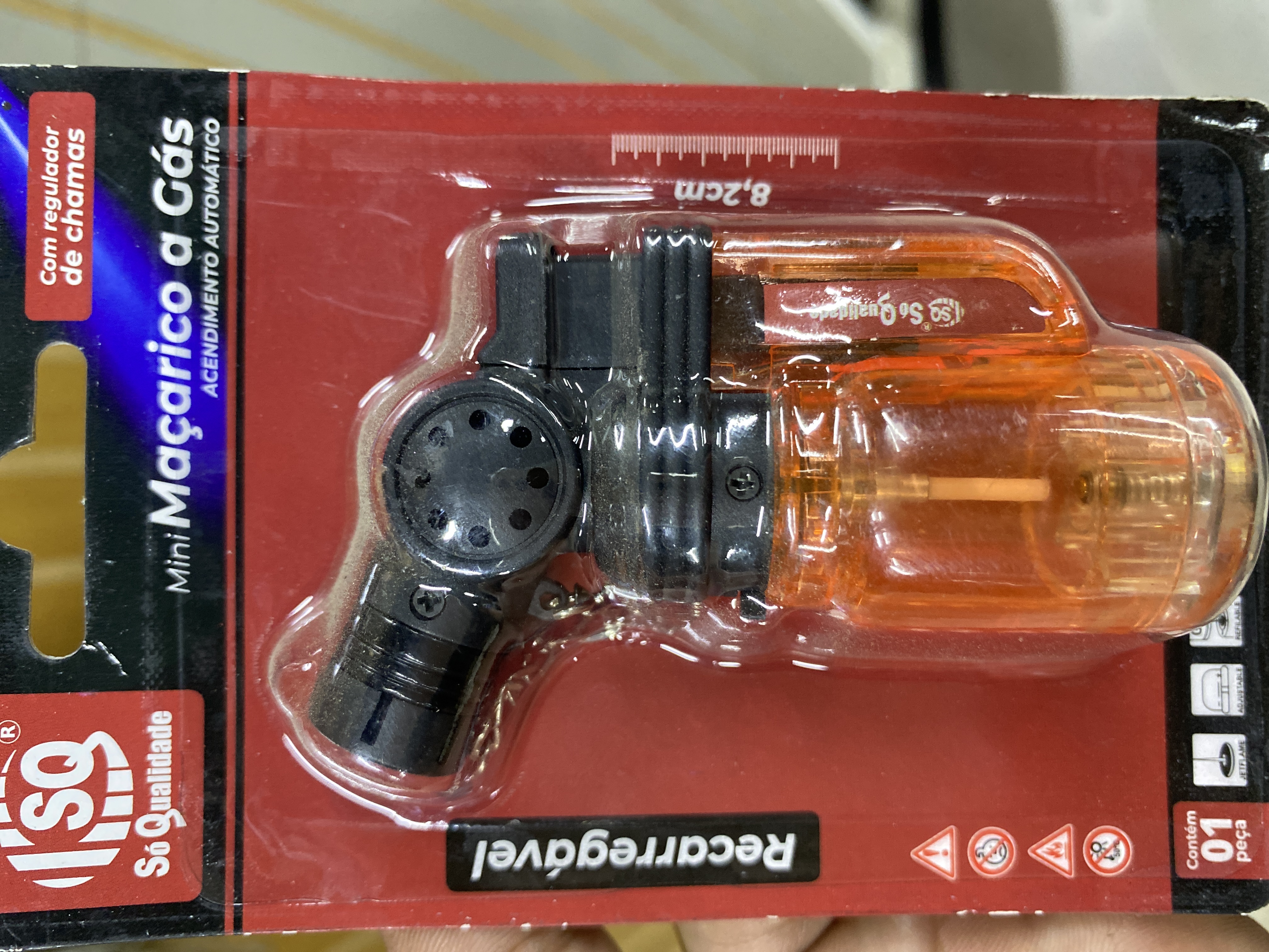 Mini maçarico a gás