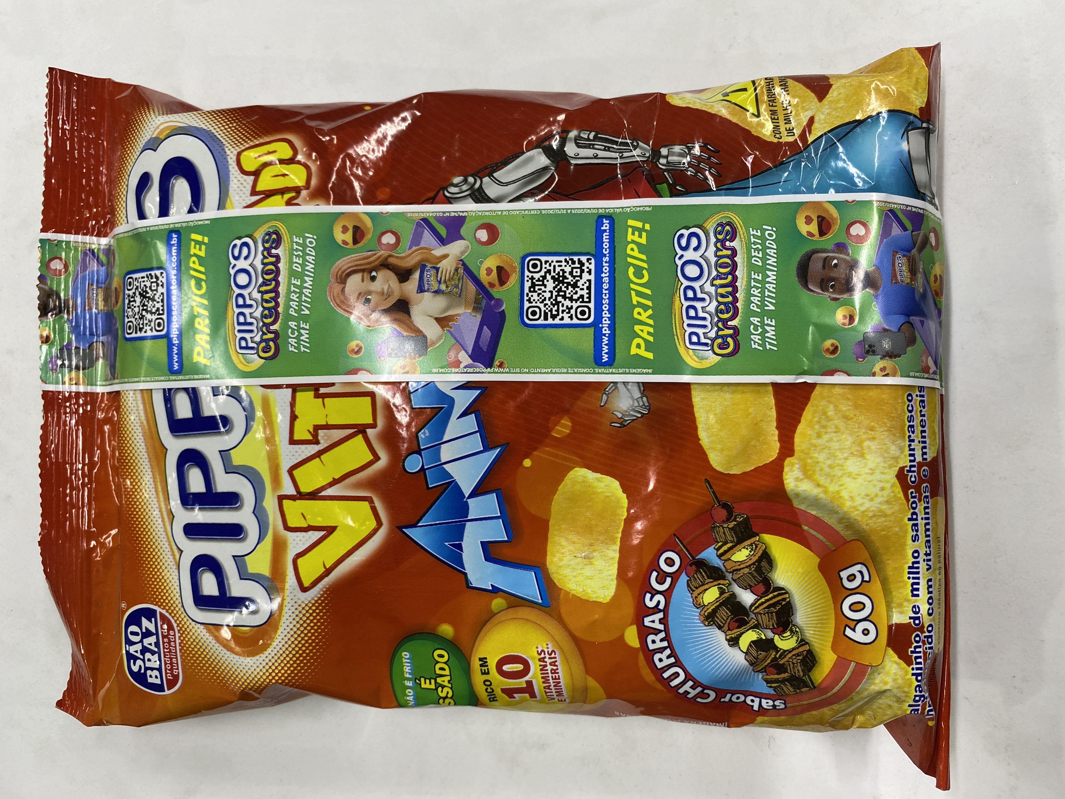 Pippos sabor churrasco 60g