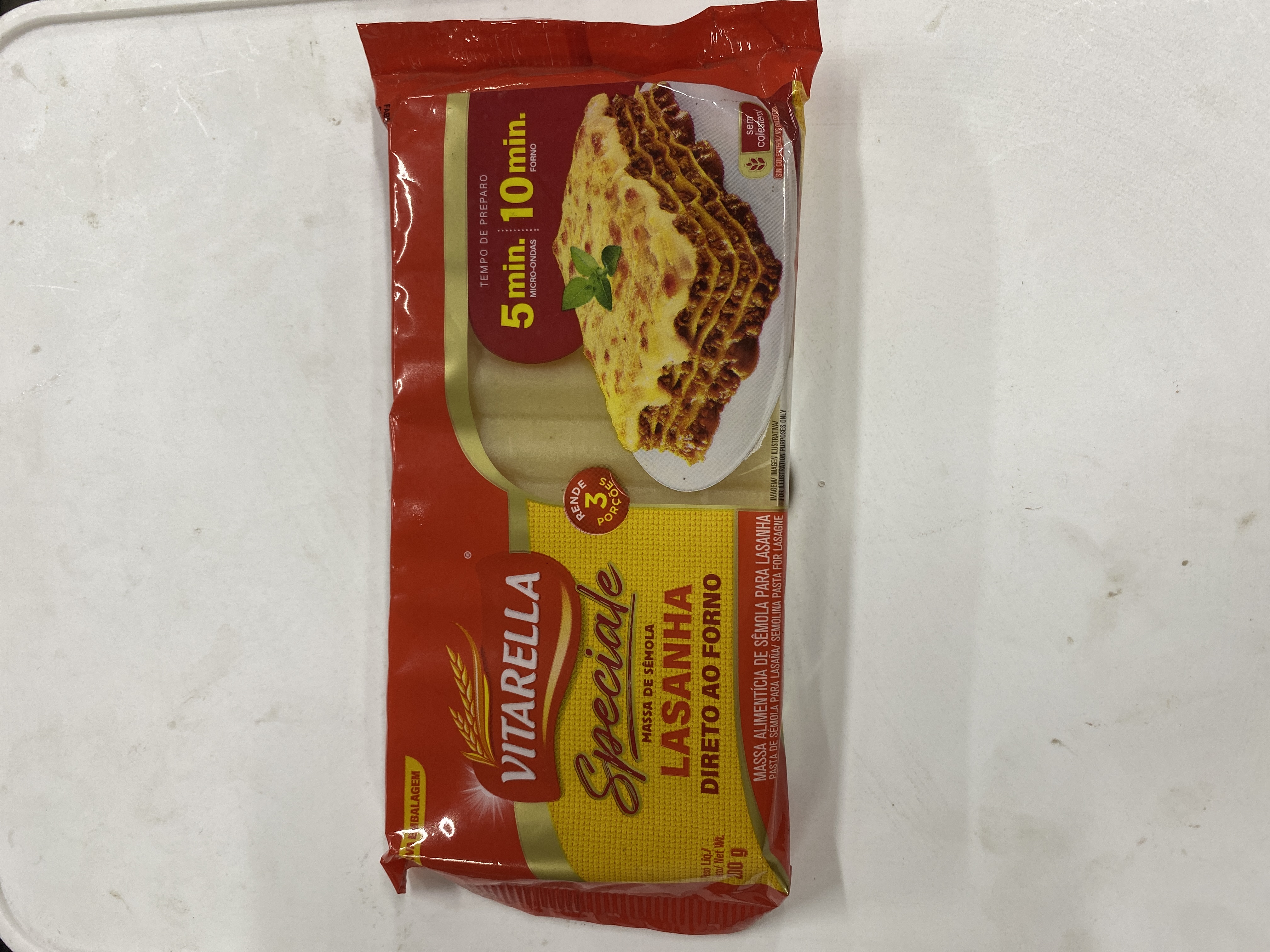 Macarrão vitarela lasanha 200g