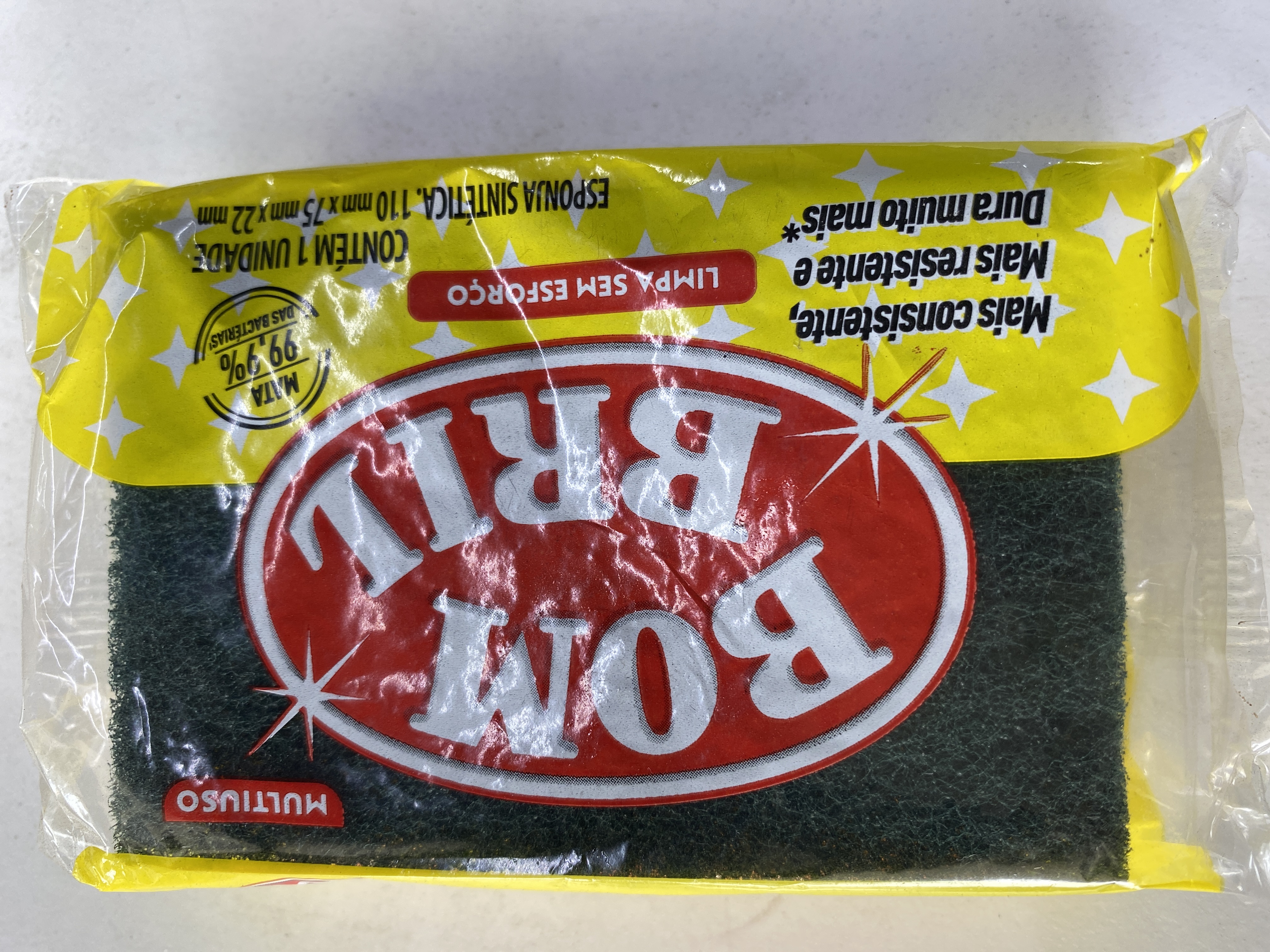 Esponja sintética bom bril