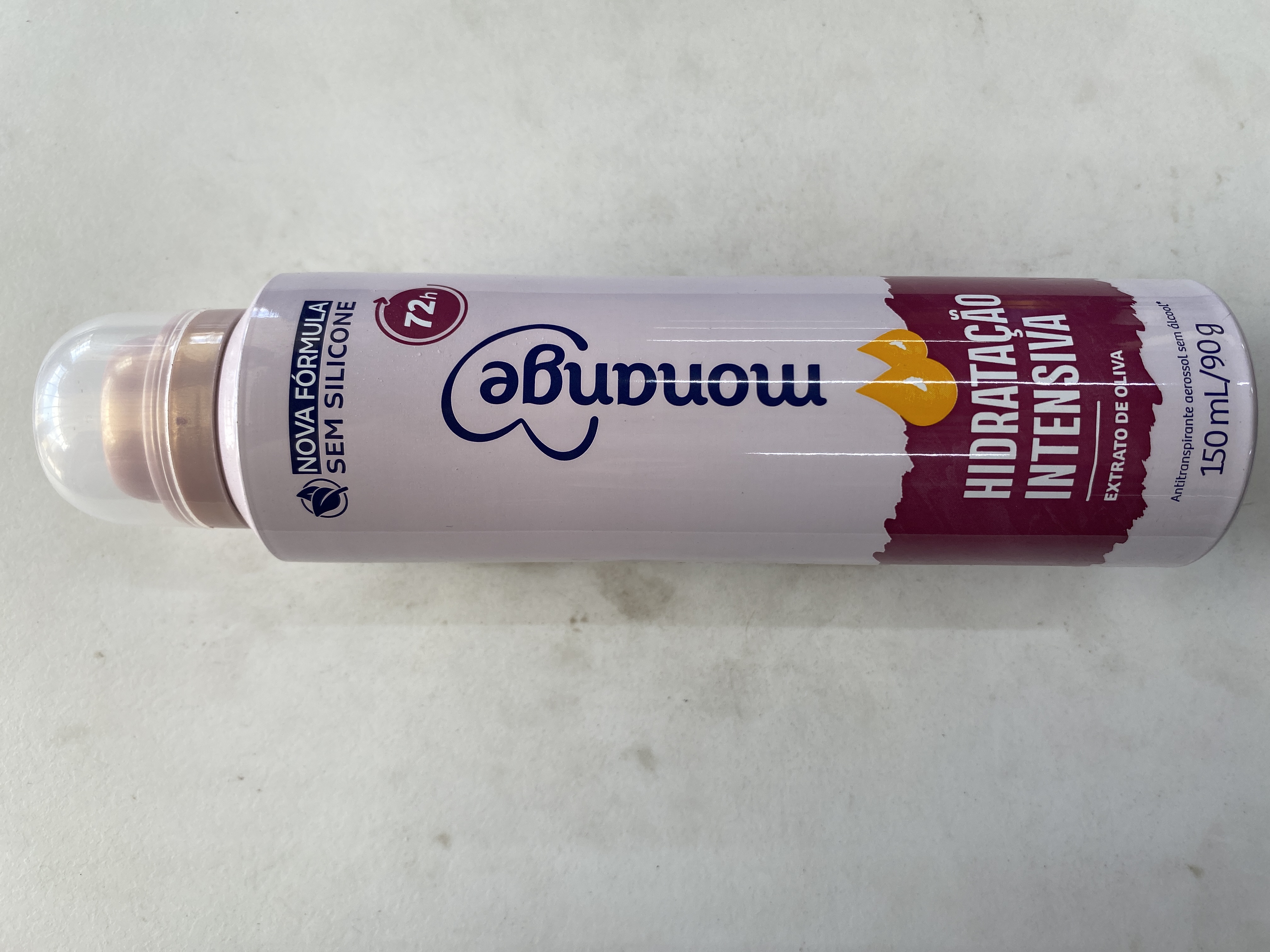 Desodorante aerossol monange hidratantacao intensiva 150ml