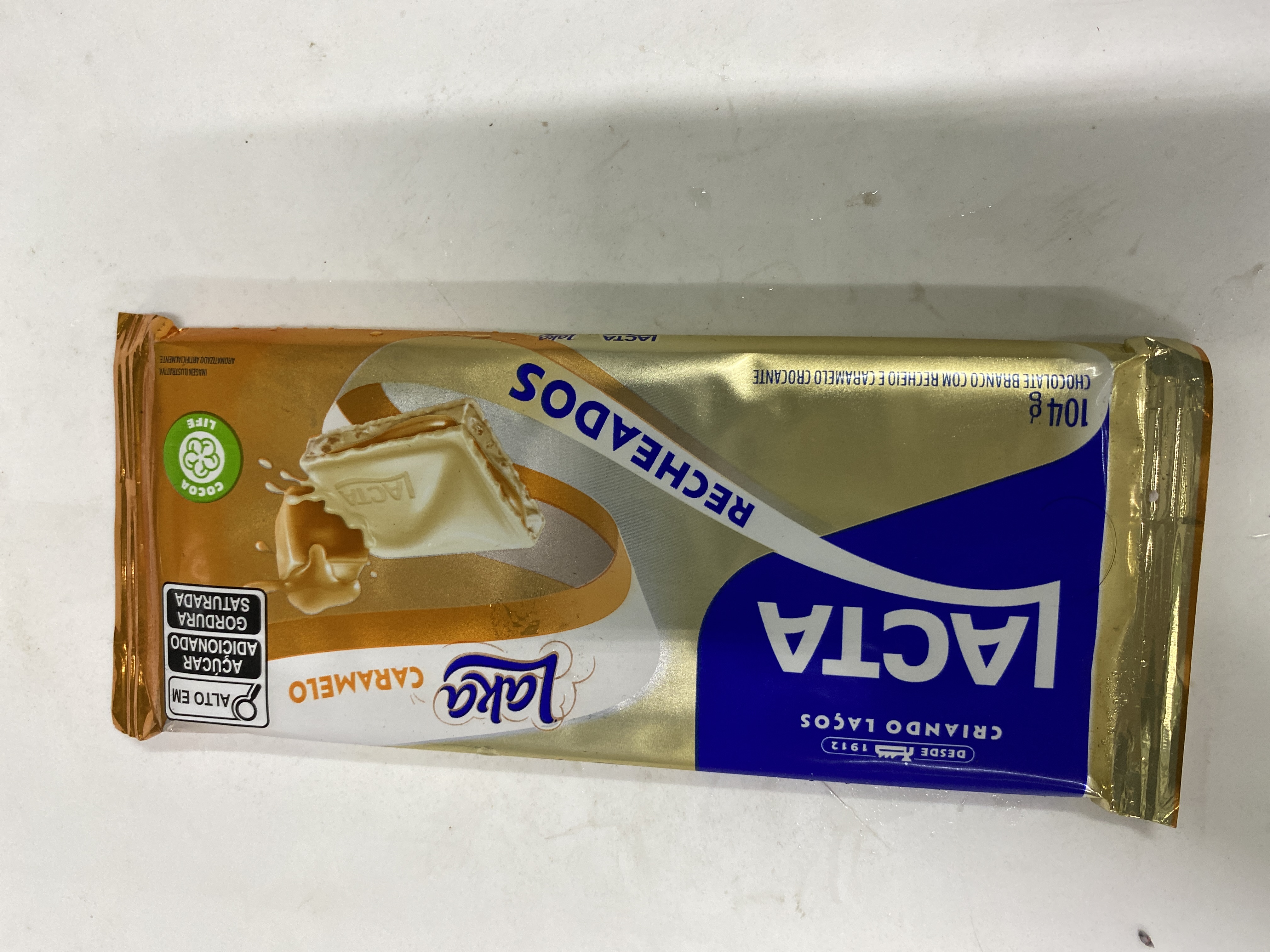 Barra chocolate Lacta caramelo