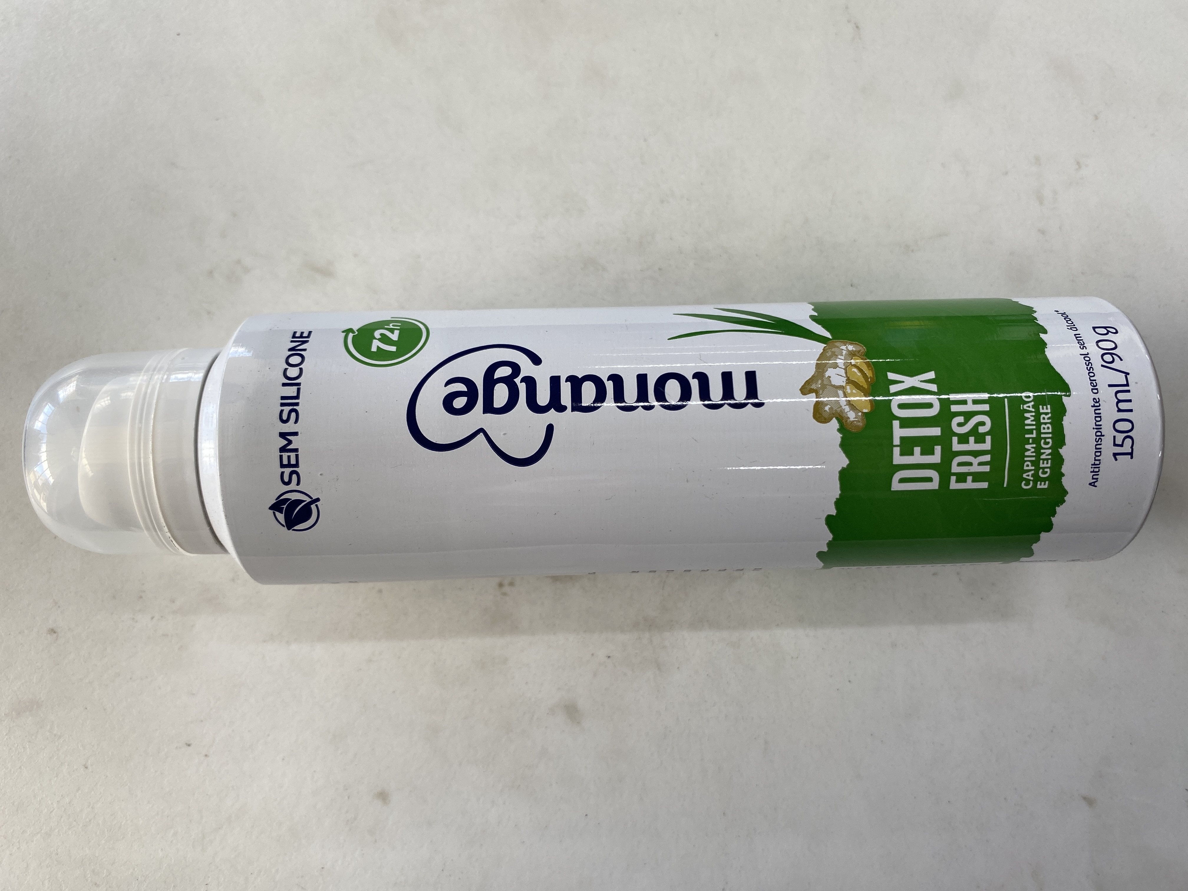Desodorante aerossol monange detox fresh 150ml
