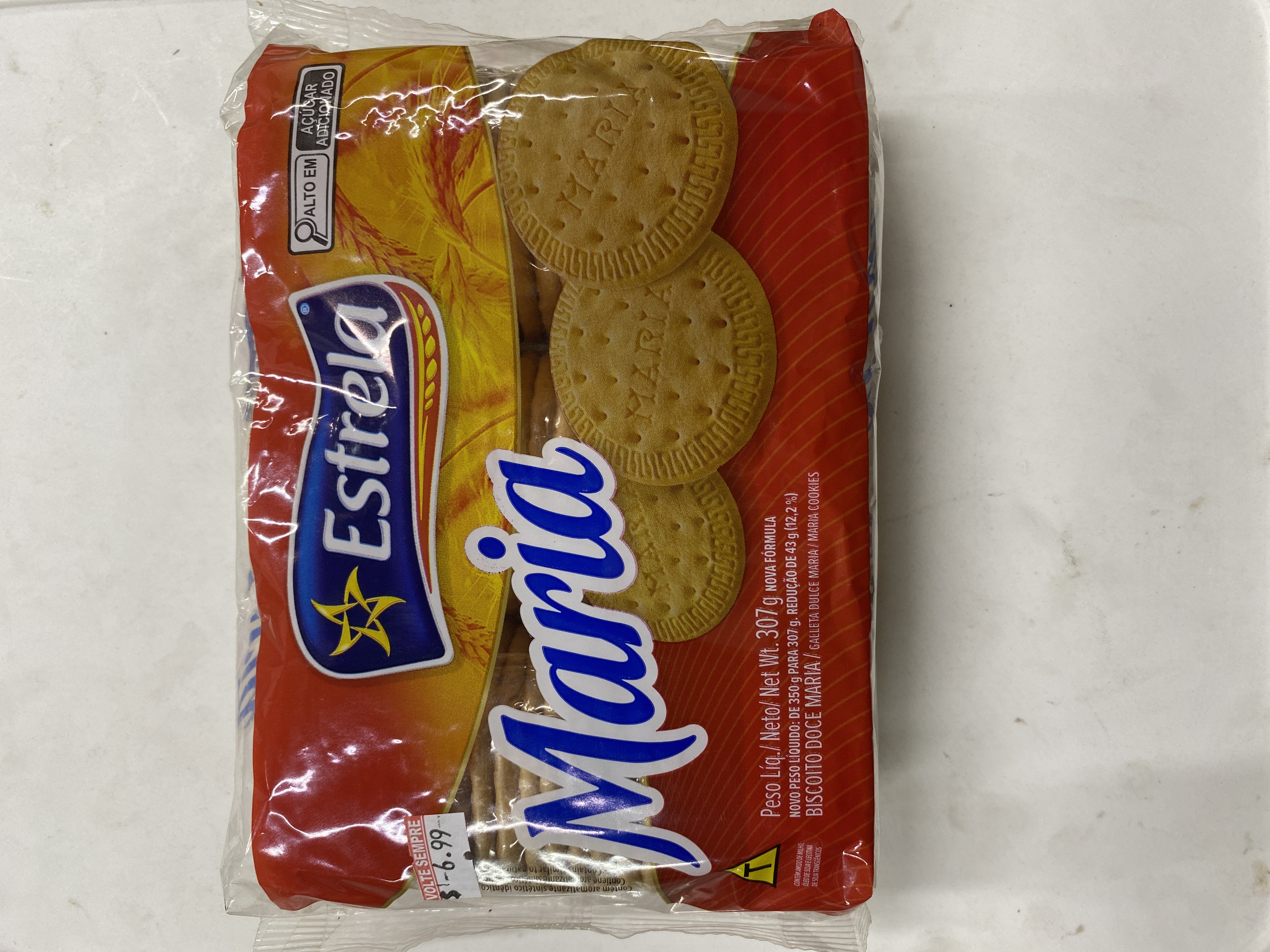 Biscoito doce Maria 307g