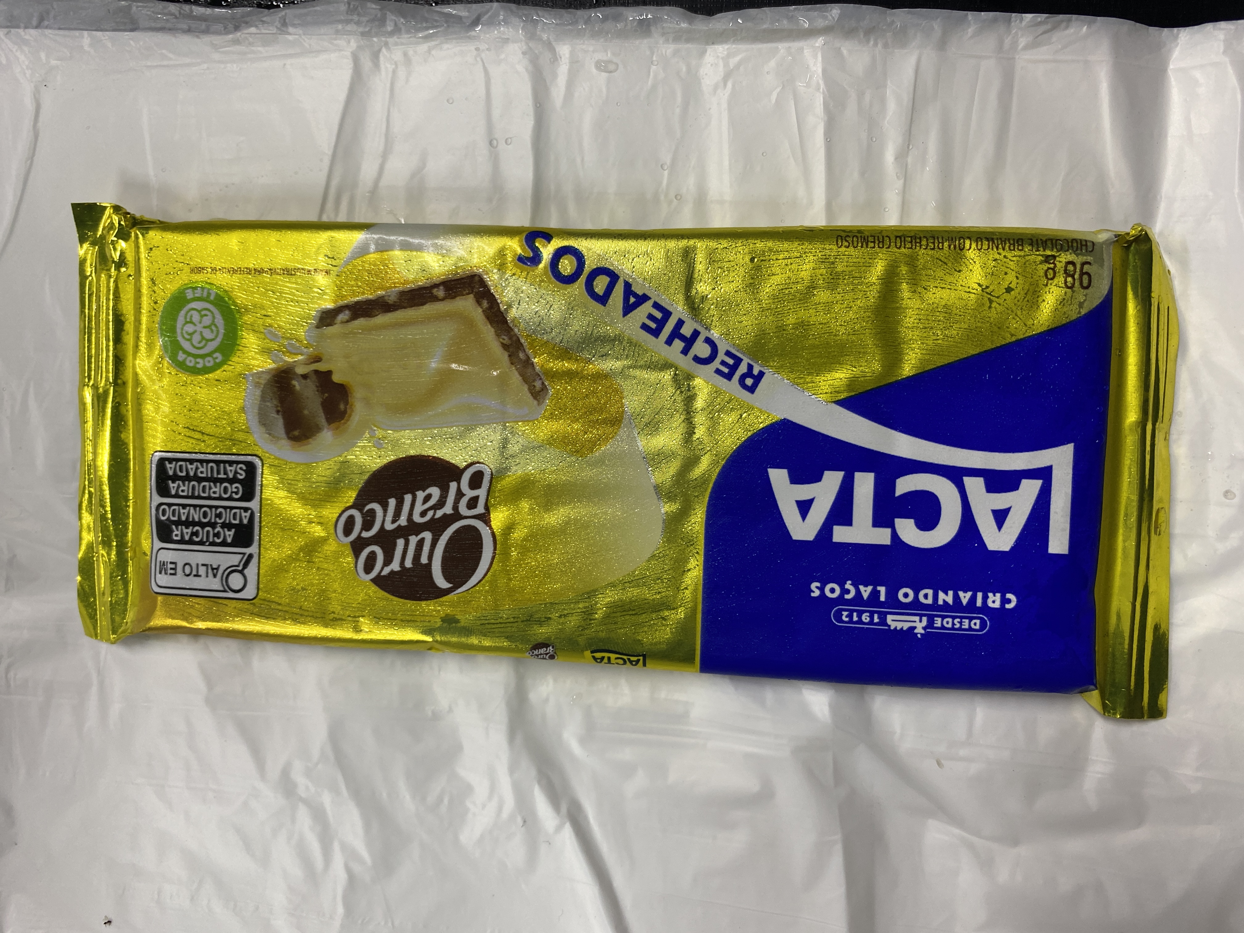 Chocolate ouro branco 98g