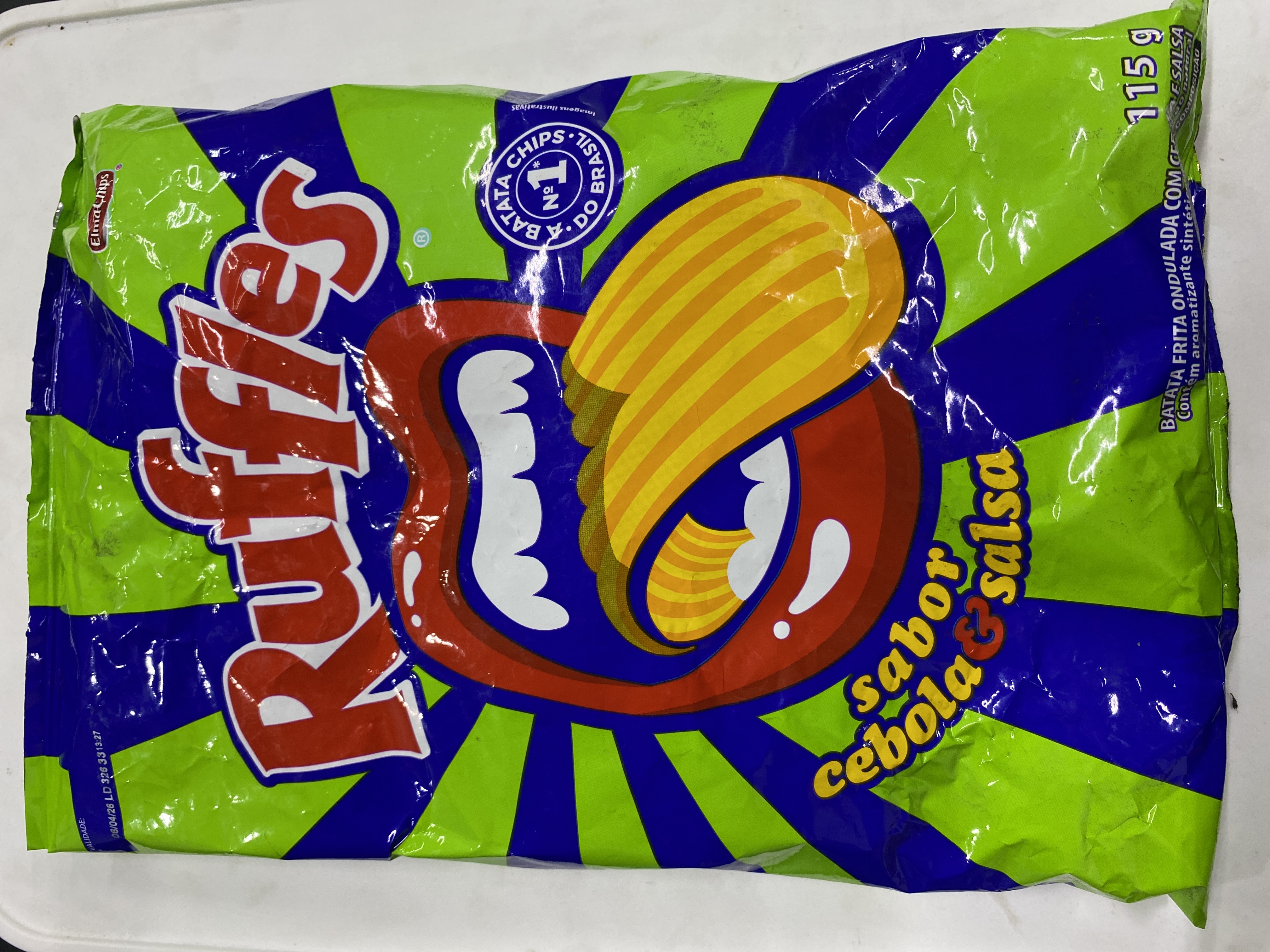 Ruffles sabor cebola e salsa 115g